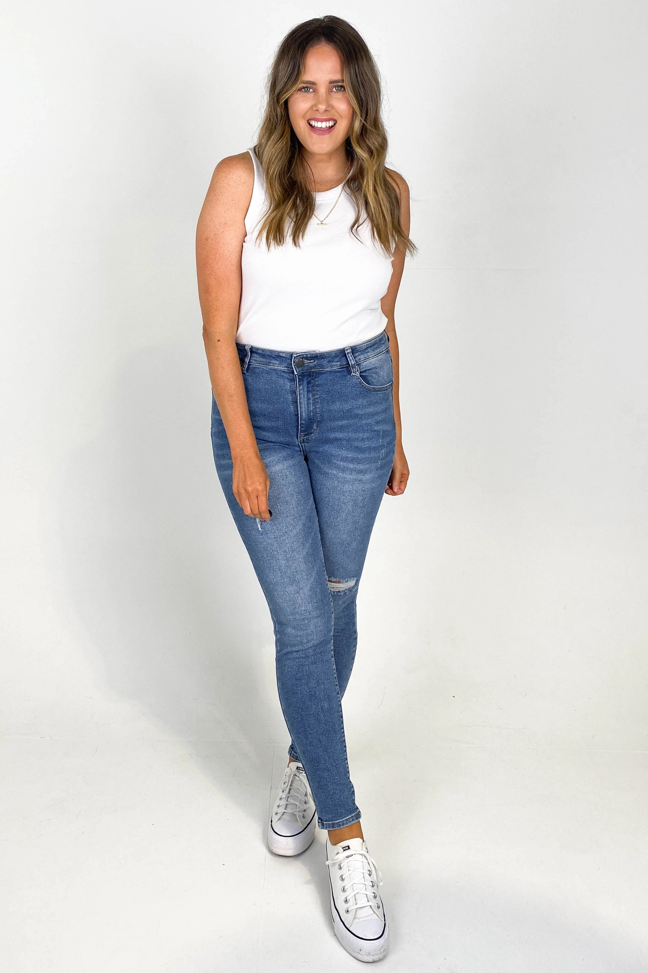 By Lily Billie Jean Washed Blue Thermal Regulating Fabric Ultimate support