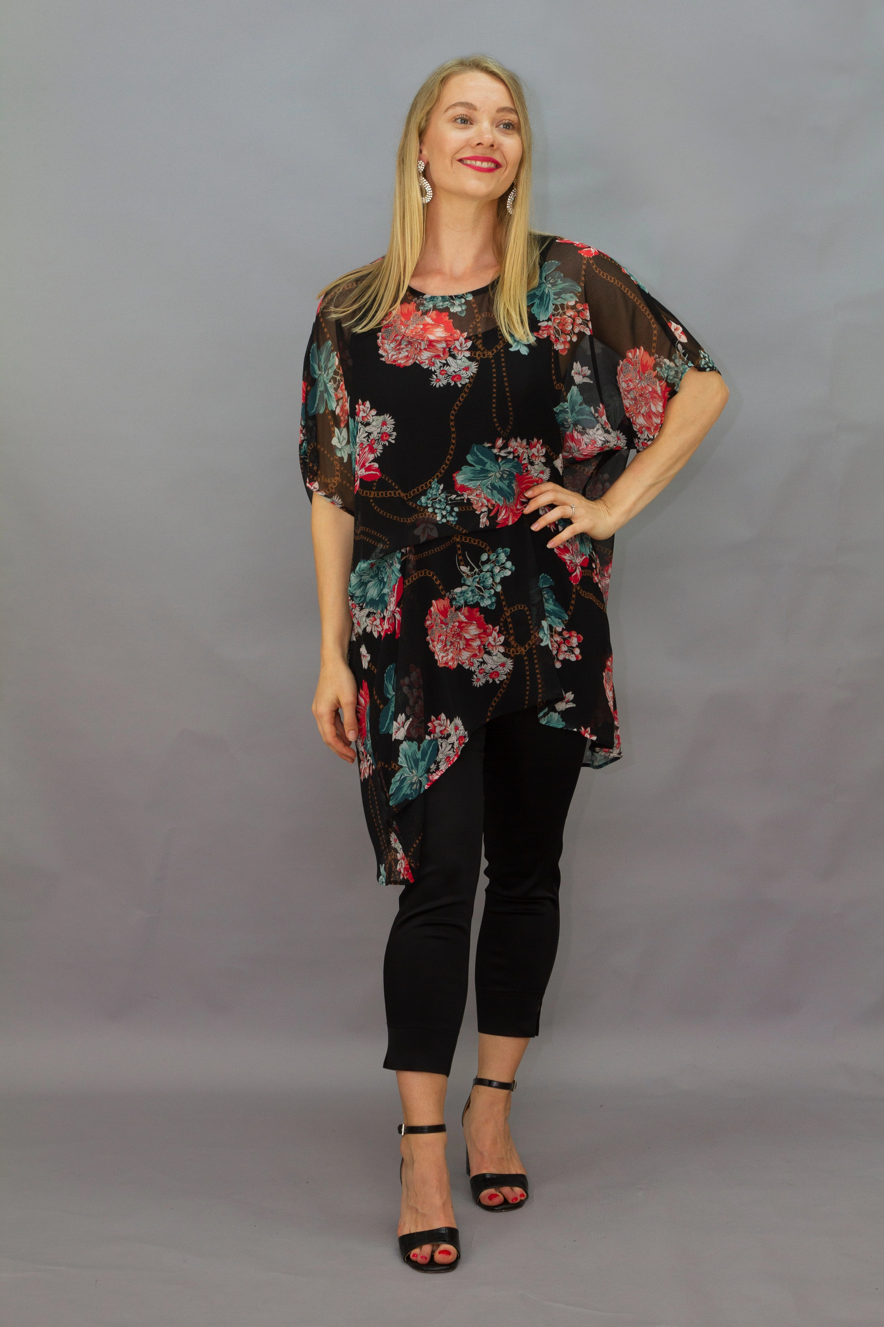 Blanc - P9020 Georgia 7 8 Pants Active Design Wear