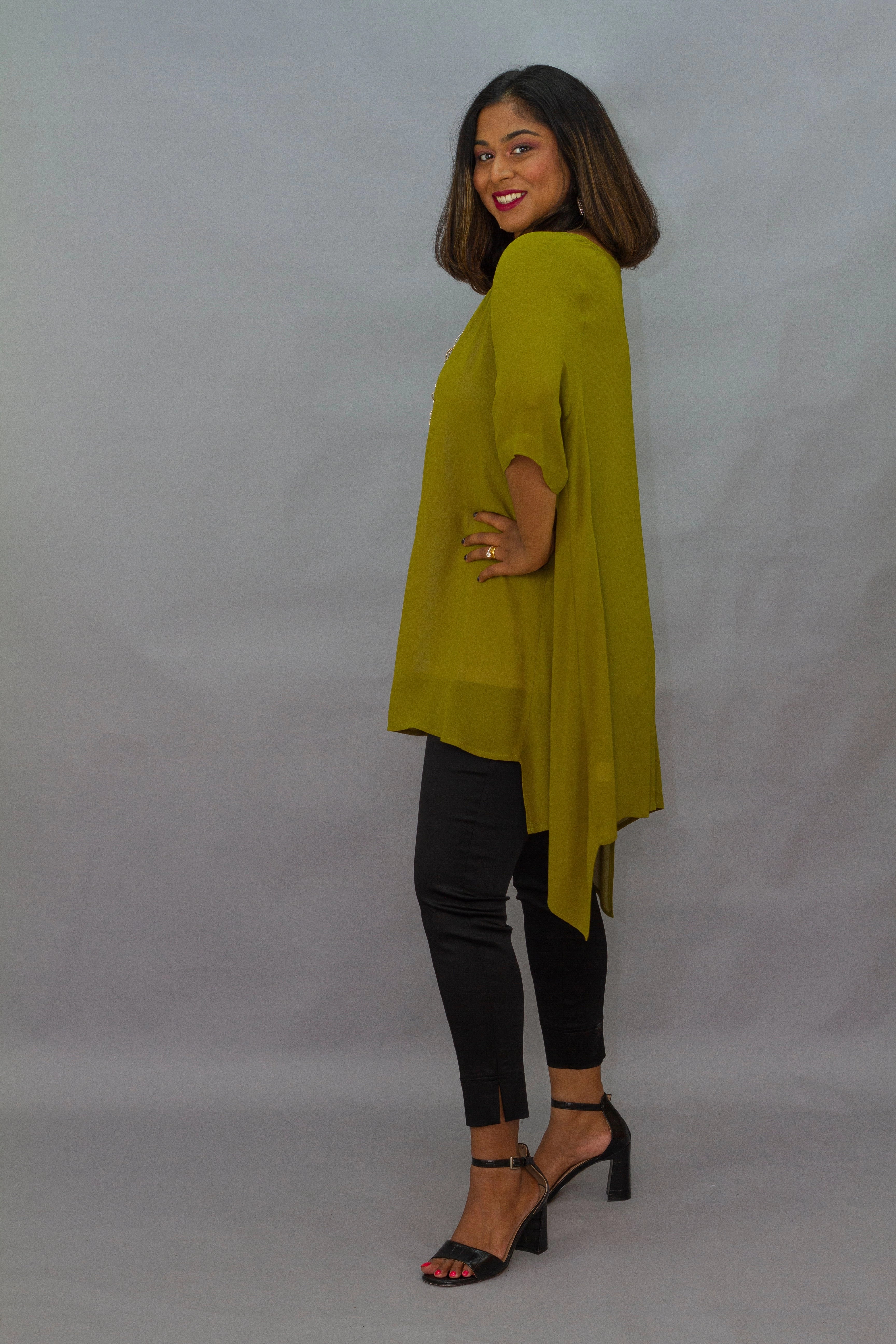 Hidden Pocket System Blanc - P9020 Georgia 7 8 Pants