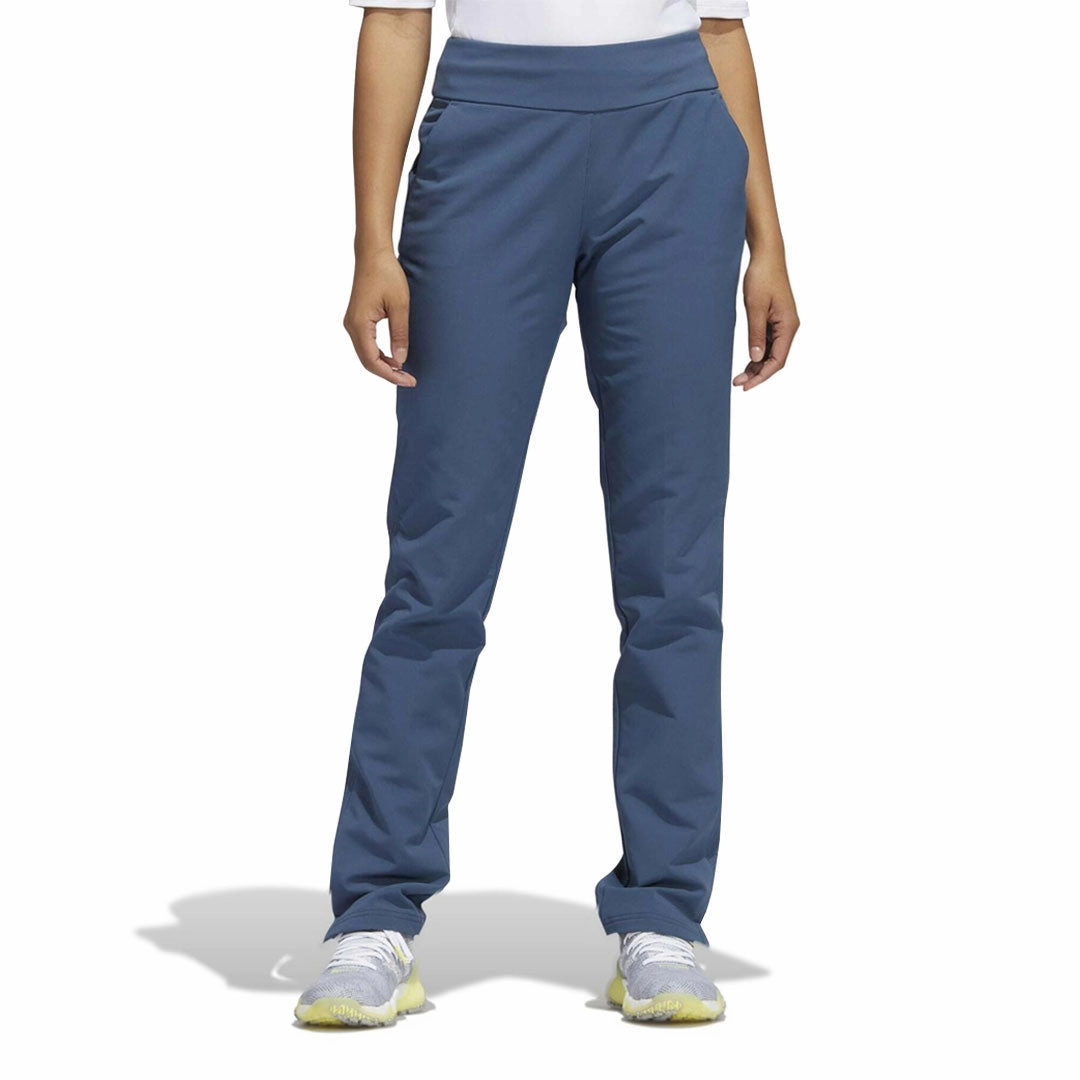 adidas - Women's Winter Weight Pull-On Golf Pant (HG6940) EcoFriendlyDye Stretch Movement