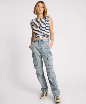 One Teaspoon Salty Dog Cargo Motion Jean Indoor Exercise Compression Support