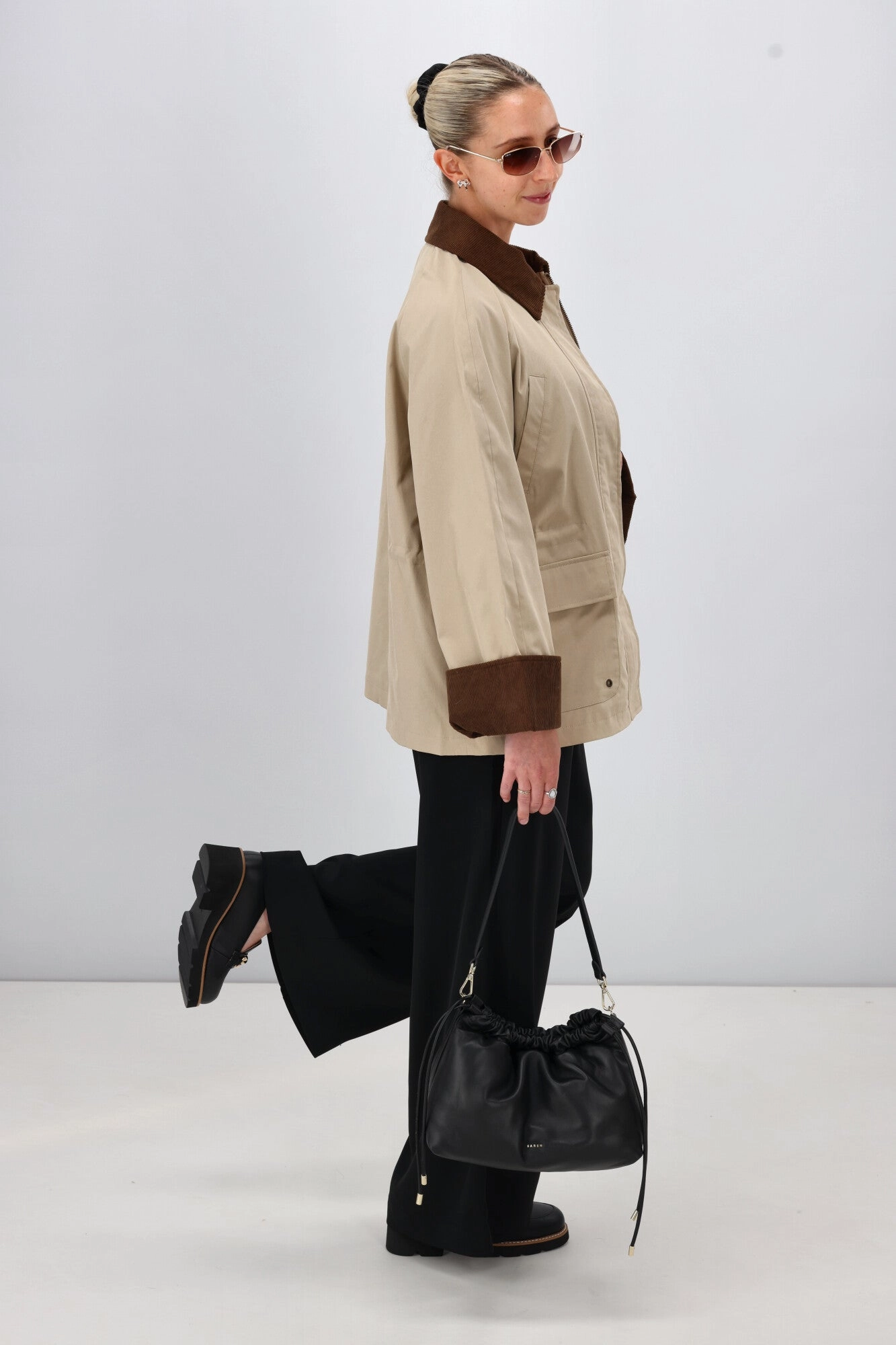 ONLY Eja Orchid Spring Life Jacket Humus Recycled Material Construction