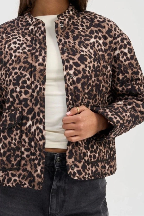 Reversible Dual Layer Flexible Shoulder Panels ONLY Hallie Quilted Jacket Animal