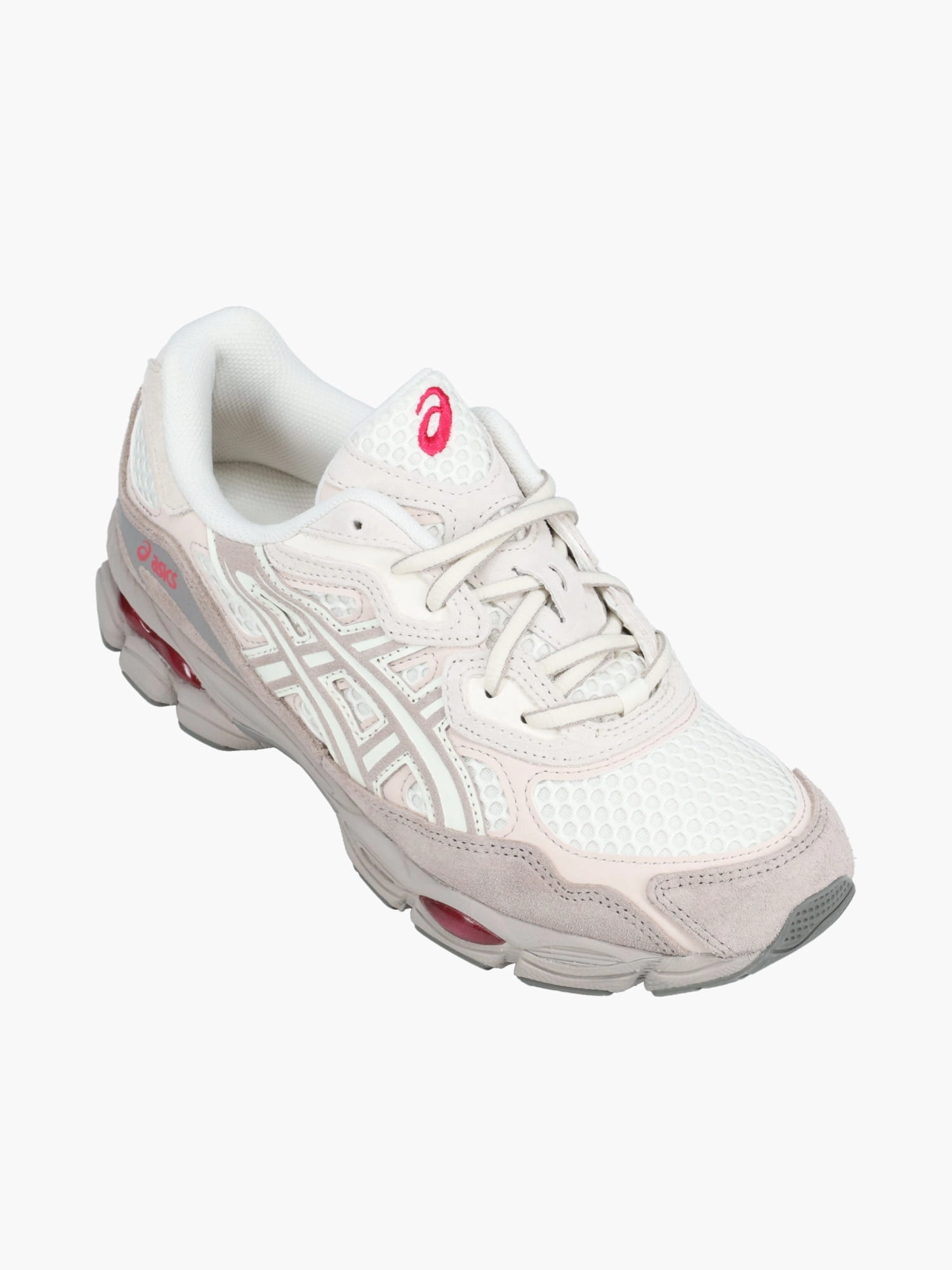 Running Performance Gelnyc Cream Moonrock suede Mesh