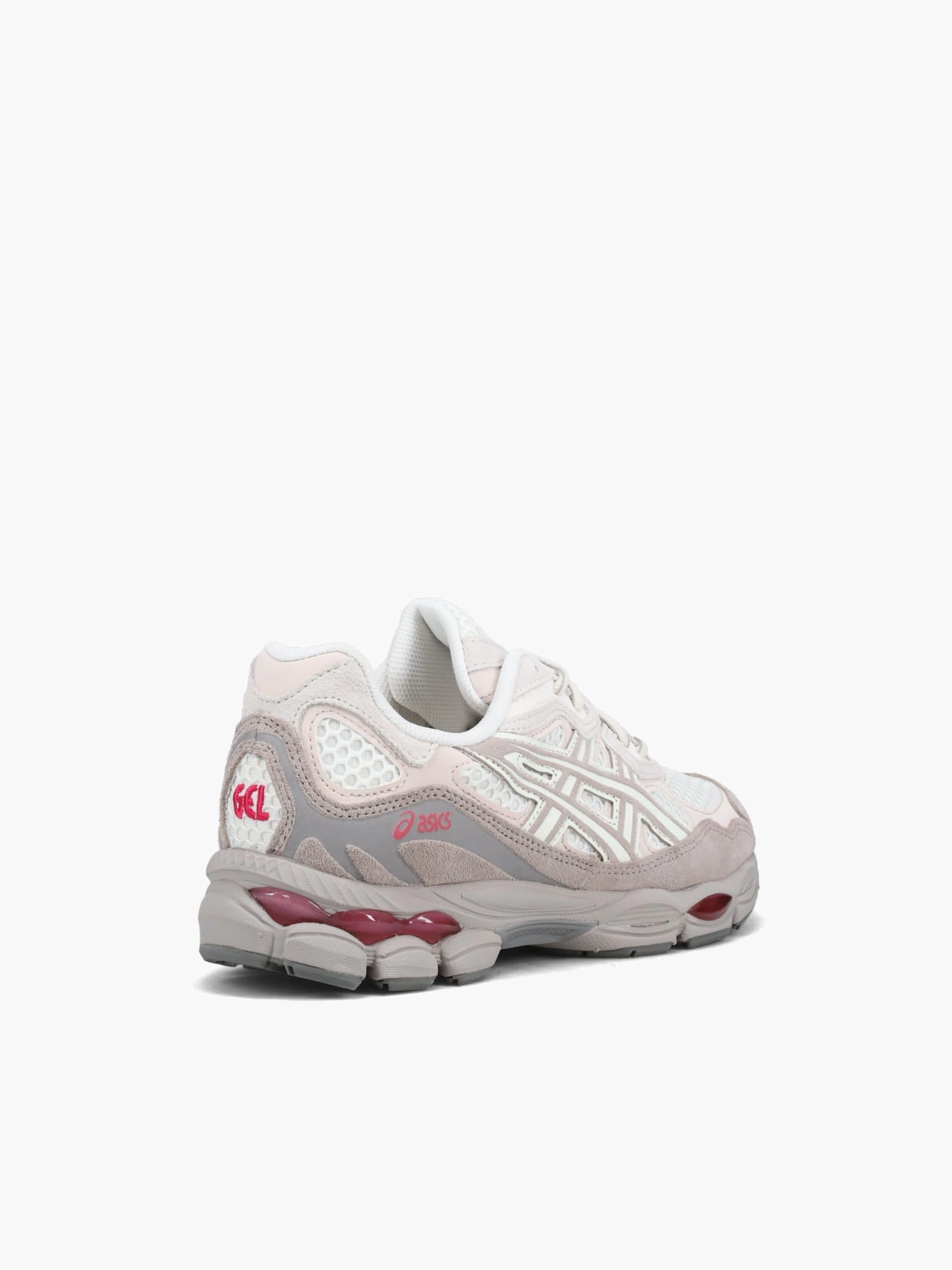 Gelnyc Cream Moonrock suede Mesh Knit Fabric