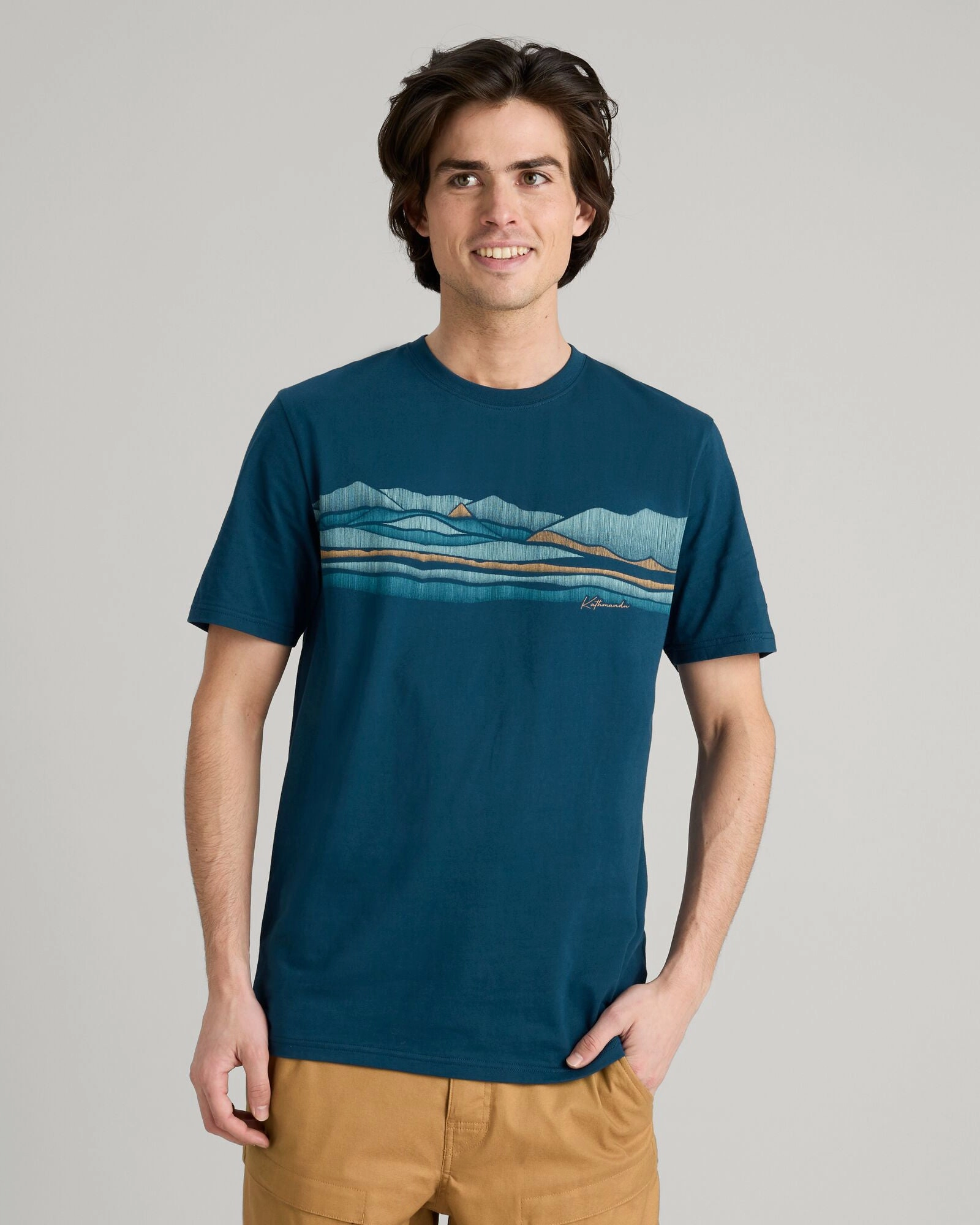 Men's Long White Cloud Organic Cotton T-shirt - Undertow SoftLining