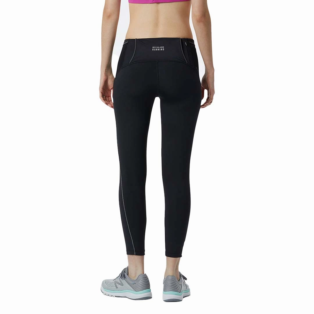 Chill Comfort New Balance - Women's Impact Run Crop Tights (WP21275 BK)