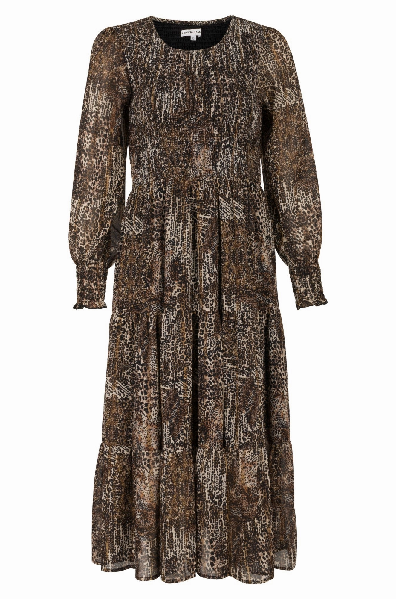 Natural Form Formed Look Dress | Beige | 28BB1