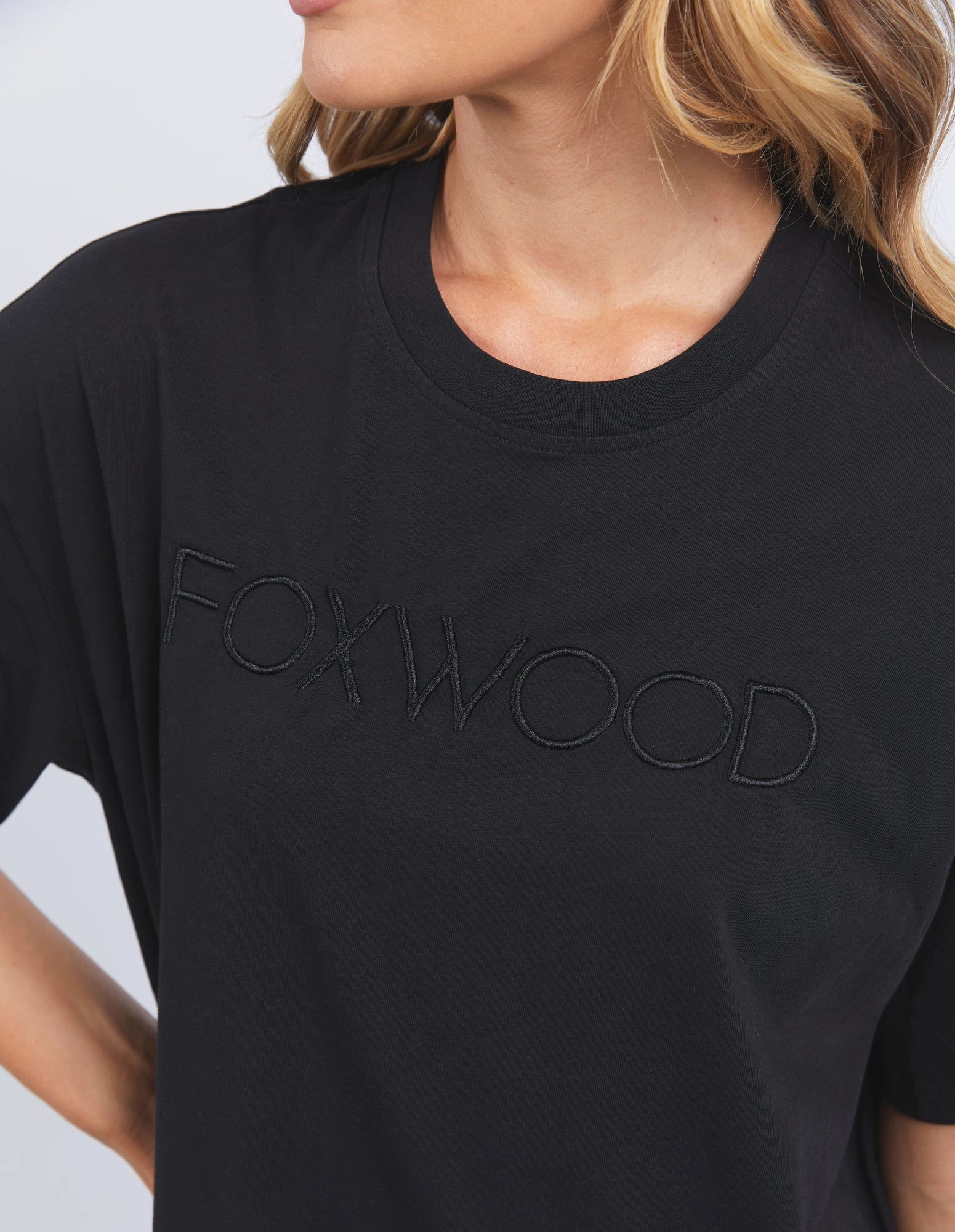 Gym clothing Foxwood Simplified Tee Dress Washed Black