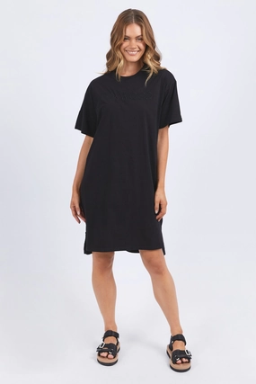 Foxwood Simplified Tee Dress Washed Black Reversible Design Concept Stylish Look