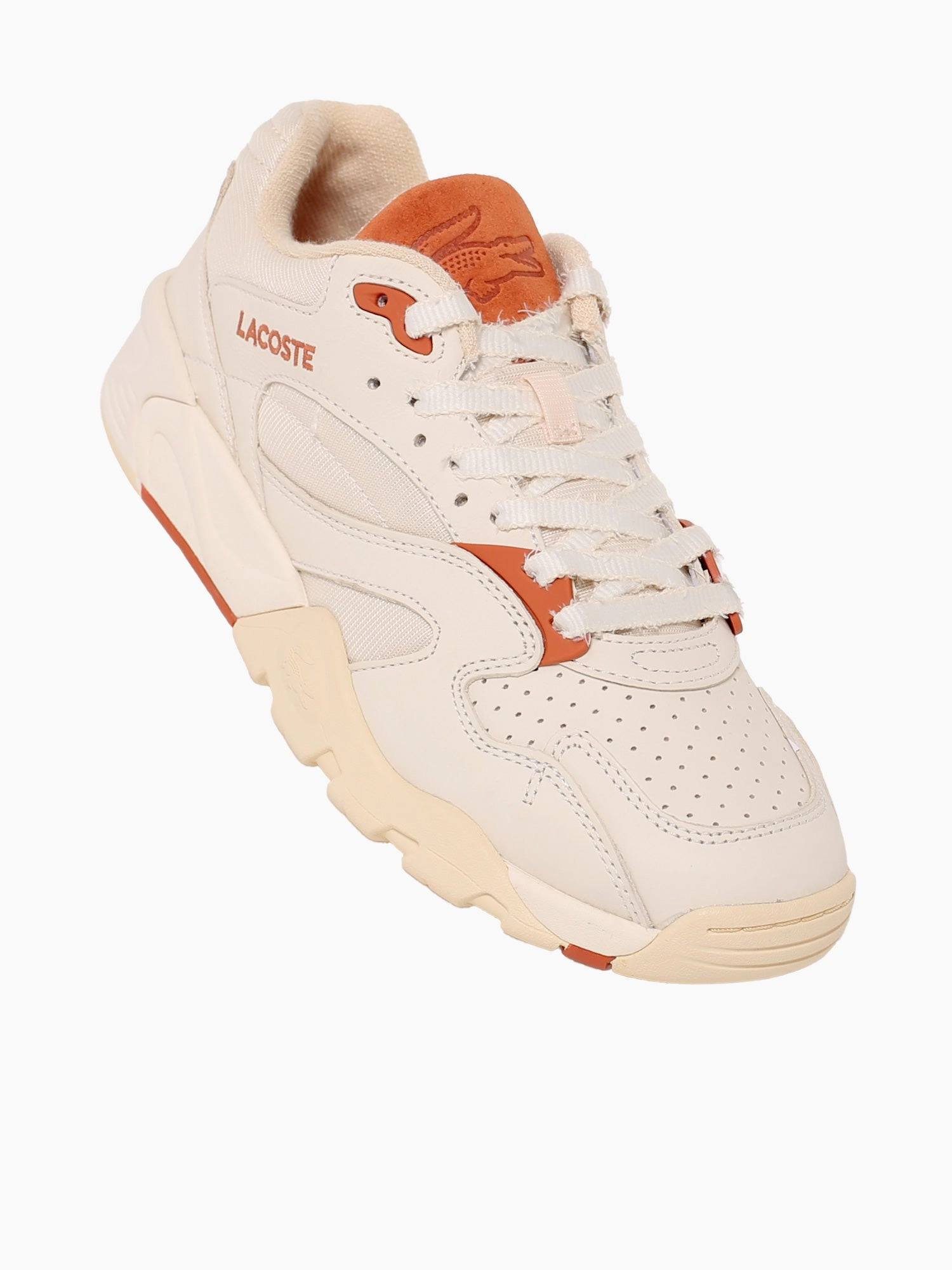 Good Grip Ventilated Game Trainer Off Wht Org leather