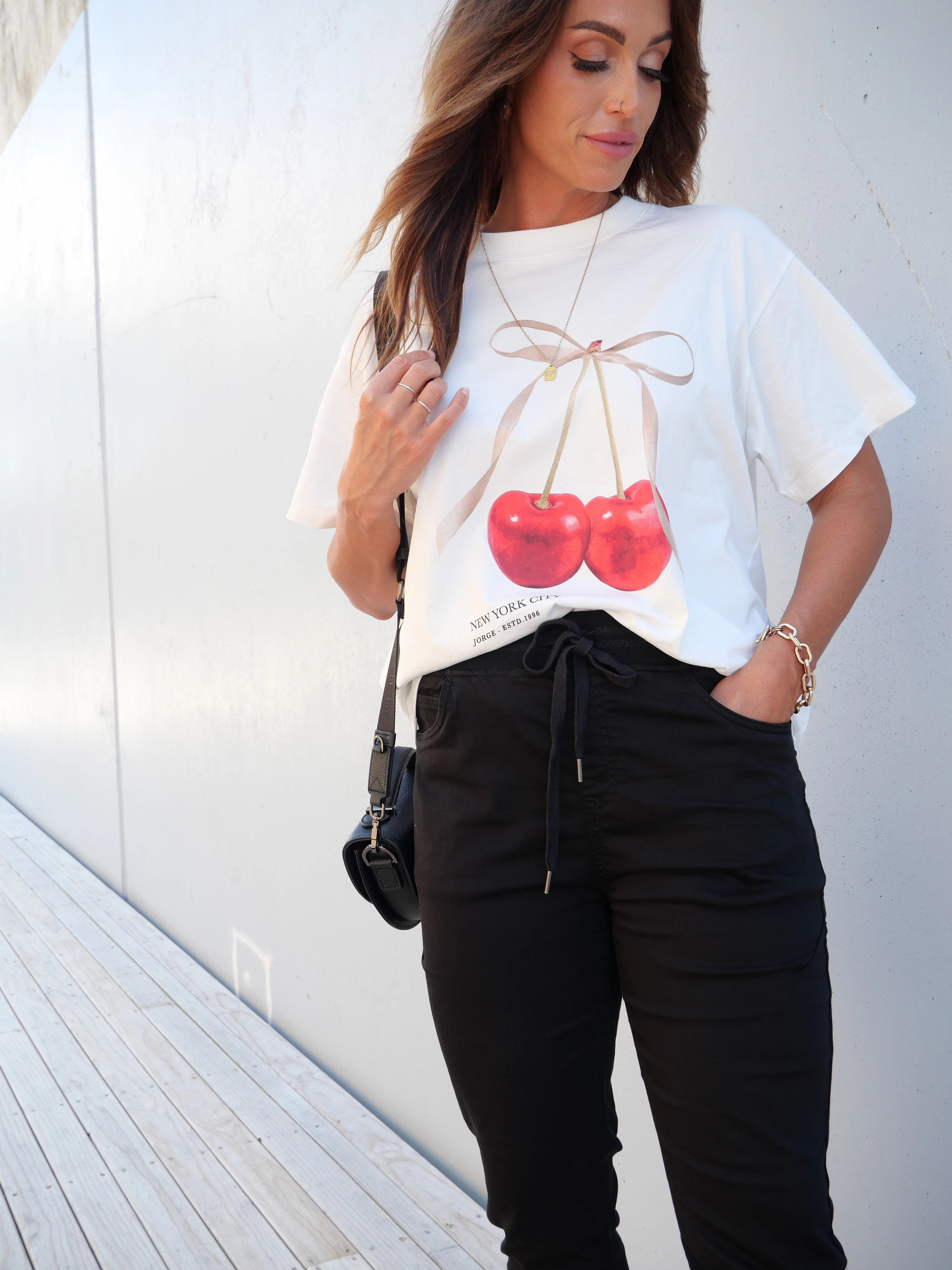 Foxwood Sylvia Jogger Black Plus Size Shape Retain