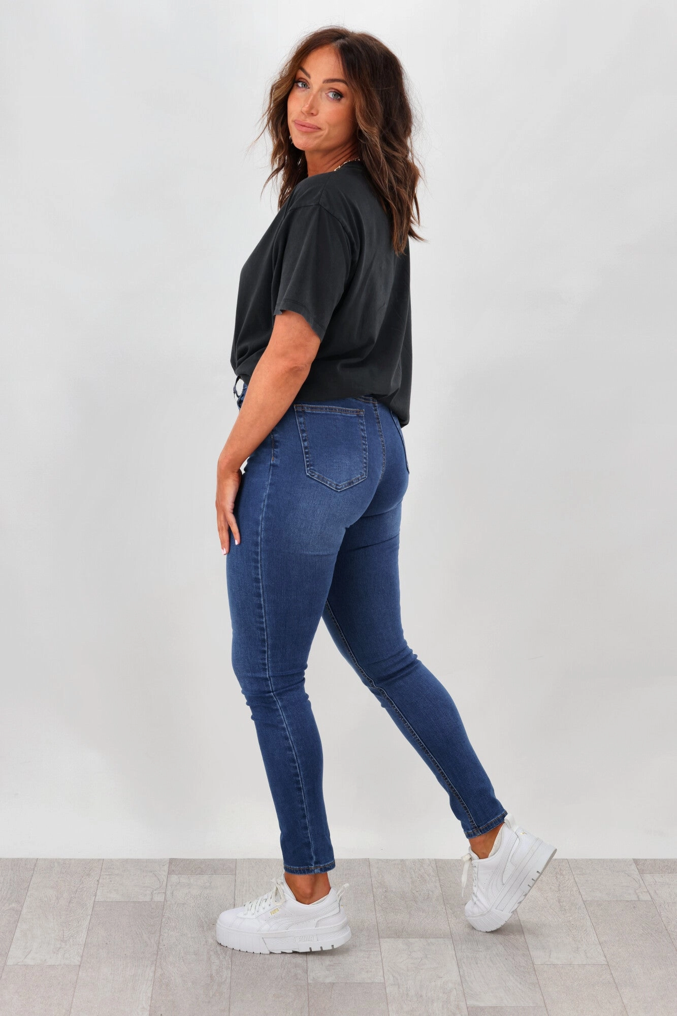 Non See Camping Gear Sleek Fit Design Wakee Reilly Skinny Leg Jean Indigo