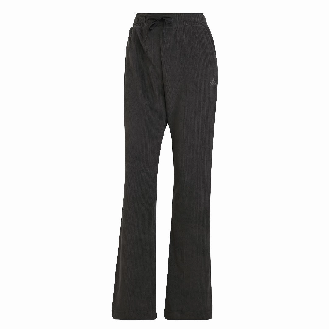 Breathable Comfort Design adidas - Women's Hyperglam Rib Velour Flared Leg Pant (IB3616)