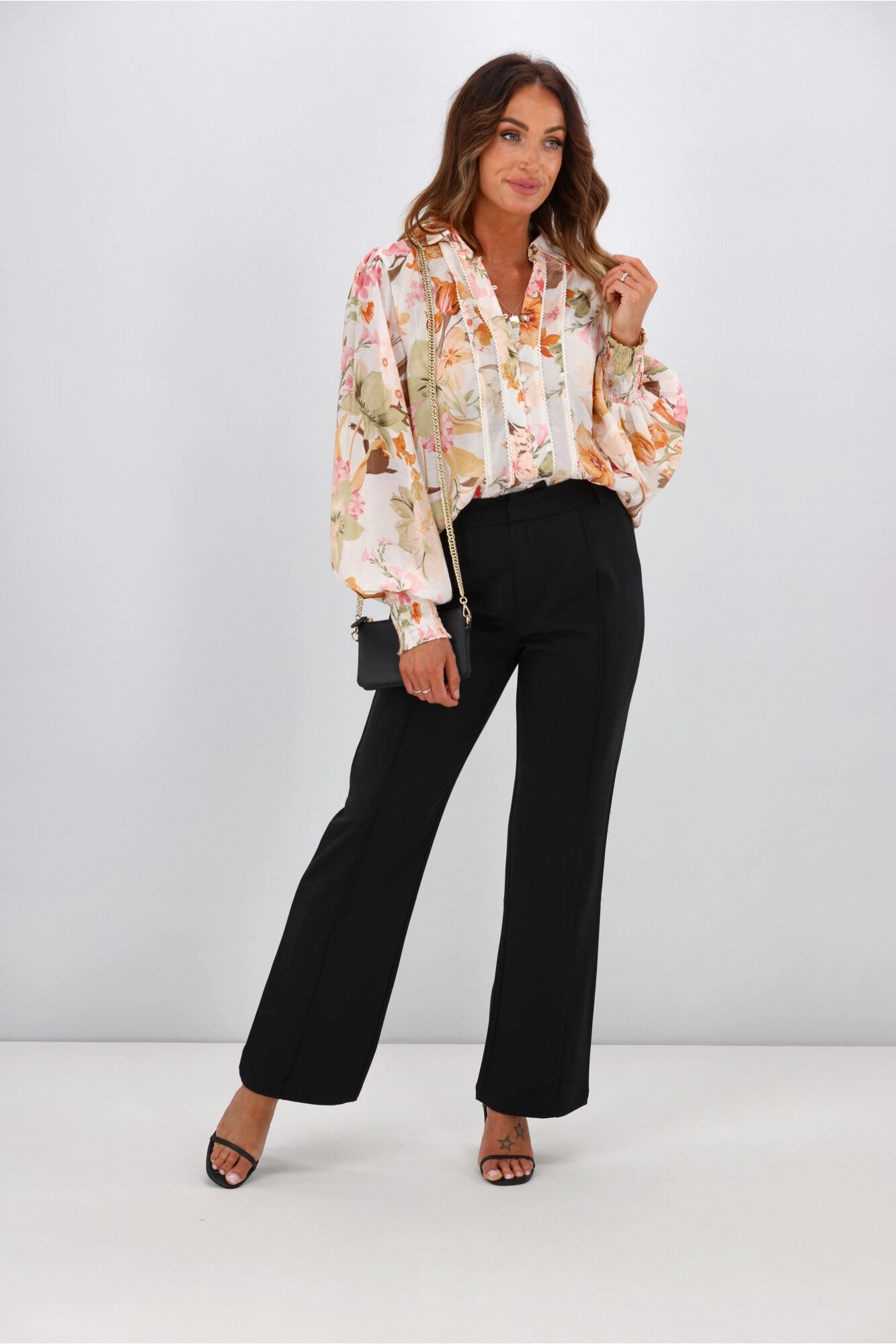 Lounge Outfit Four Way For Adults Jorge Bianca Pant Black