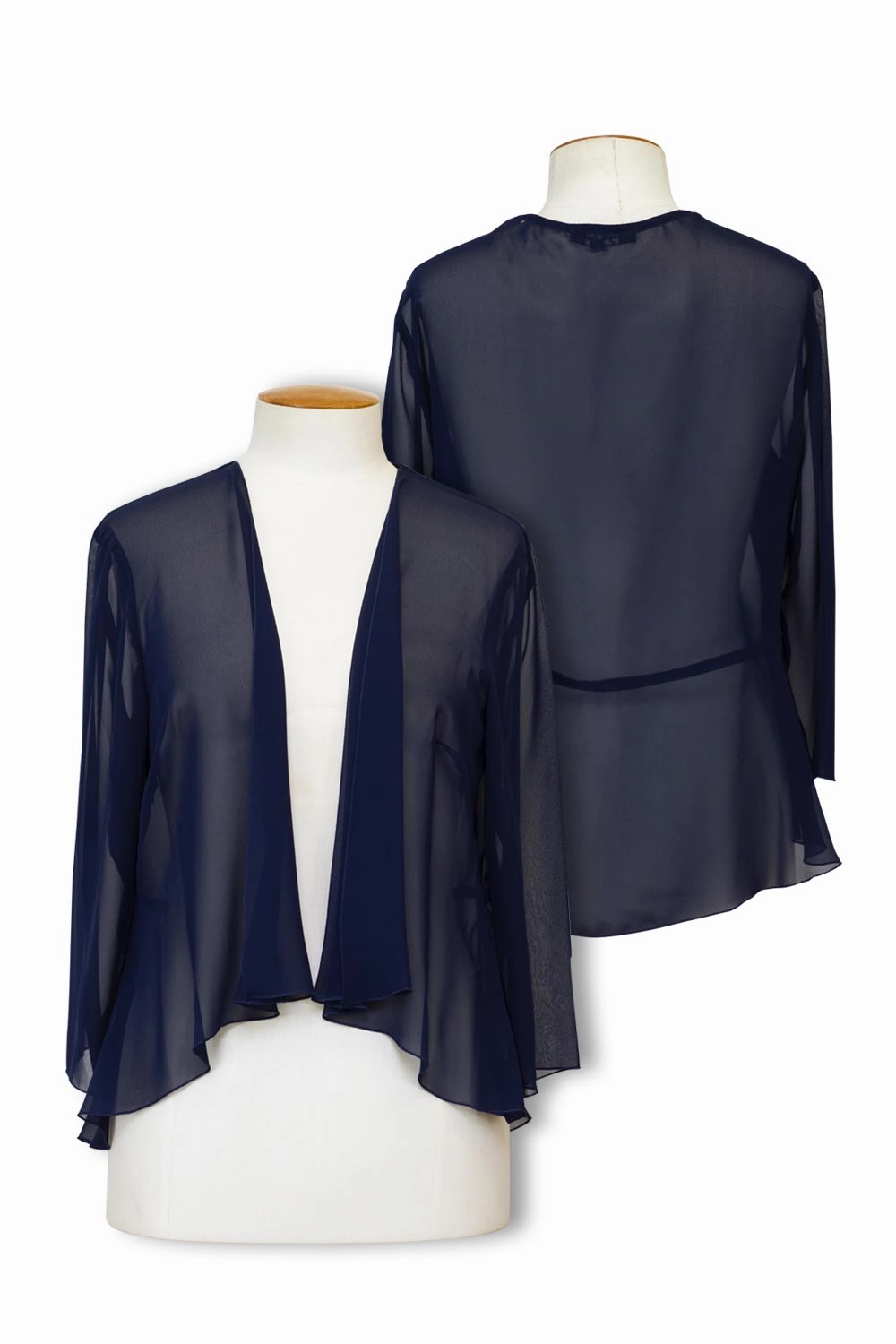Odor Resistant Fabric Layla Jones - LJ0212 Calvin Klein Chiffon Jacket