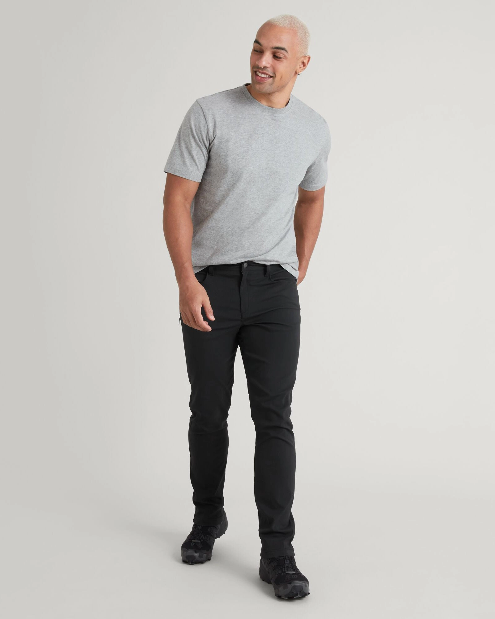 Rugged Comfort Men's Flight Pants - Regular - Black Stingray