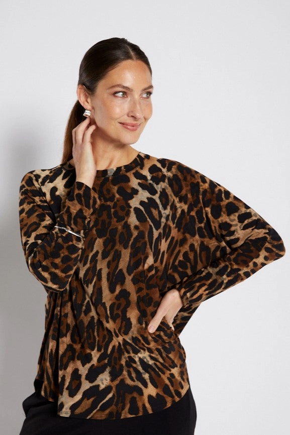 Modern Twist Minimal Layers Philosophy - T2595 Cherie Long Sleeve Crew Relaxed Tunic