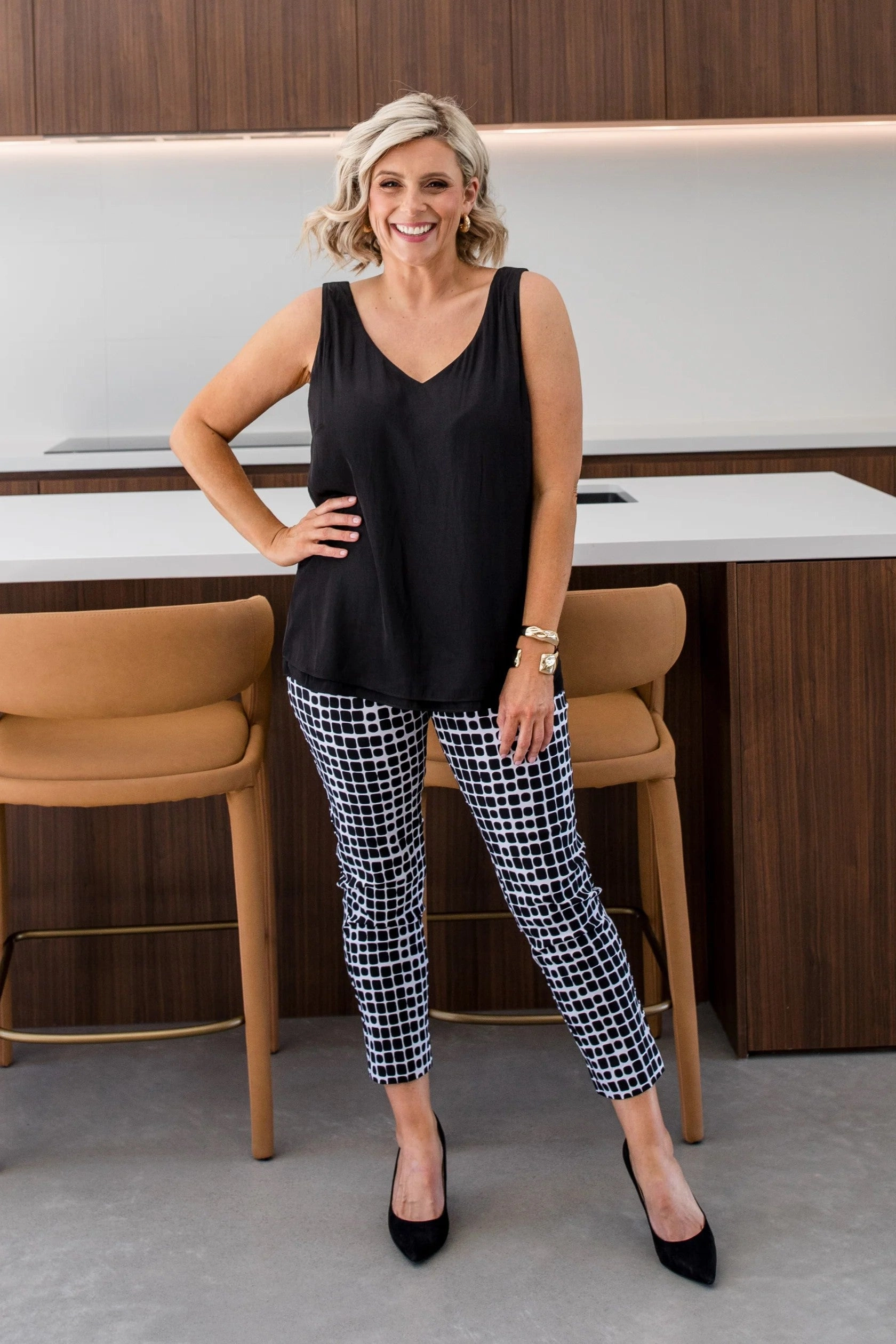 Philosophy - EVERYDAYB Easy 7/8 Everyday Pant Minimal Waist Dynamic Flex Panels