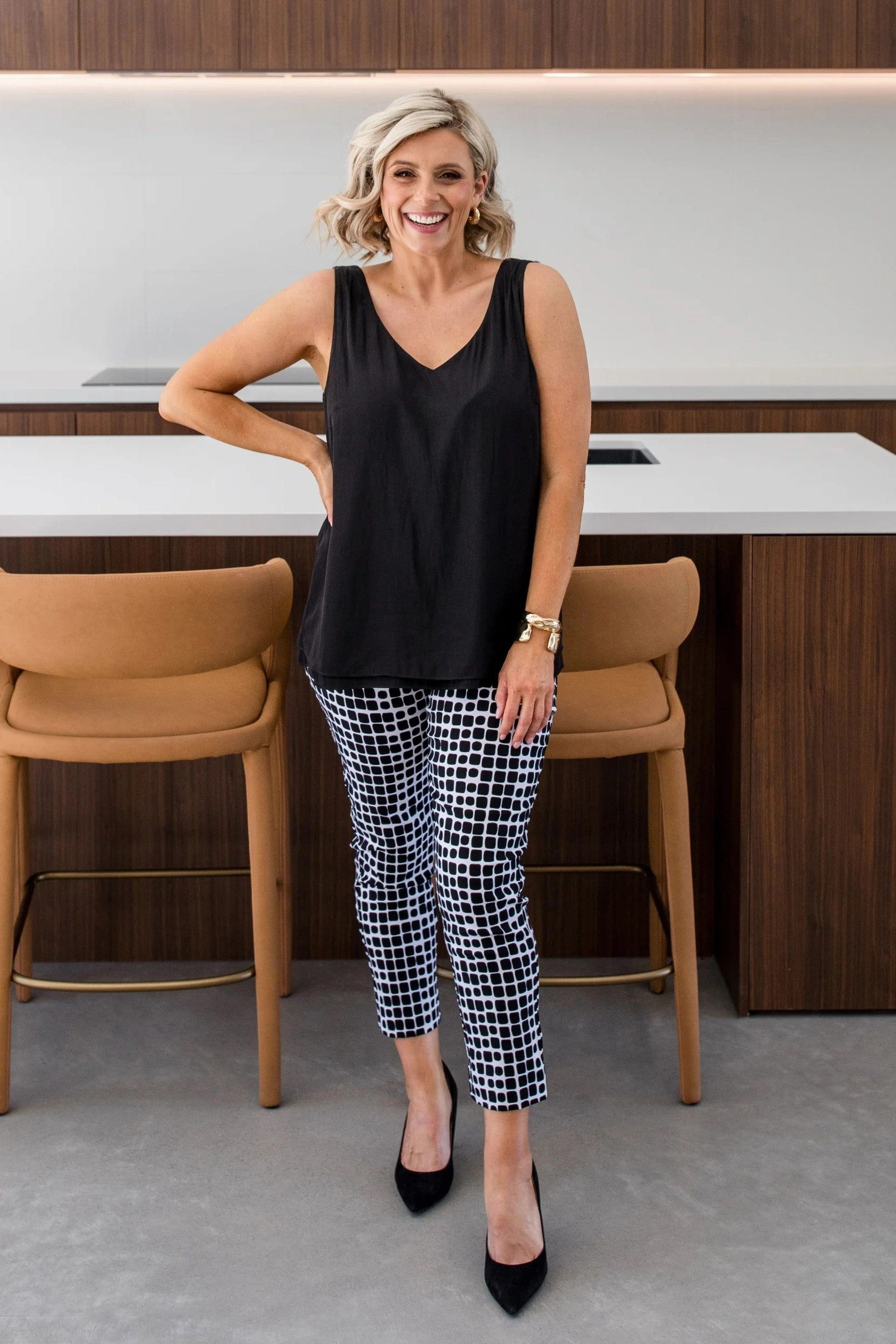 Chilly Weather High-waisted fit Philosophy - EVERYDAYB Easy 7/8 Everyday Pant