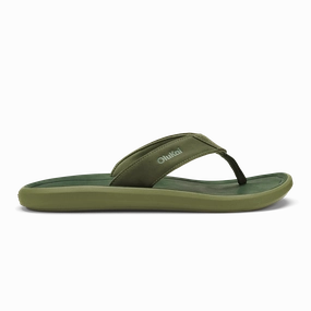Shock Absorbing Midsole Relaxed Flip-flops Pili - Desert Moss / Deep Green