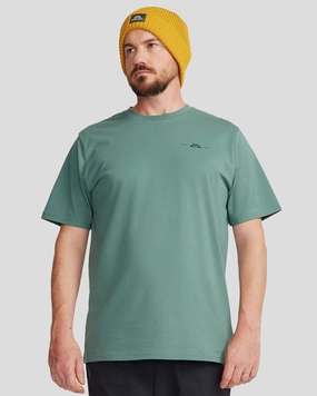 Men's 1987 Organic Cotton T-shirt - Light Forest AntiOdorTreatment Professional Look