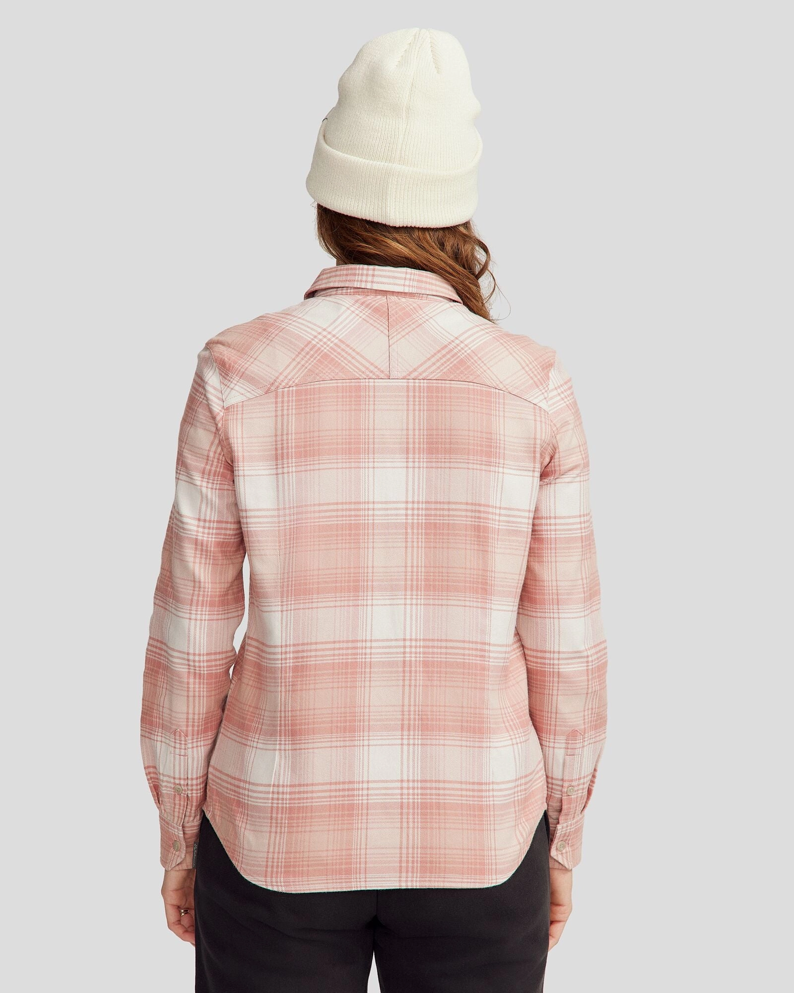 Go-To Look Women's Carrillon HF Long Sleeve Shirt  - Shadow Plaid Mineral