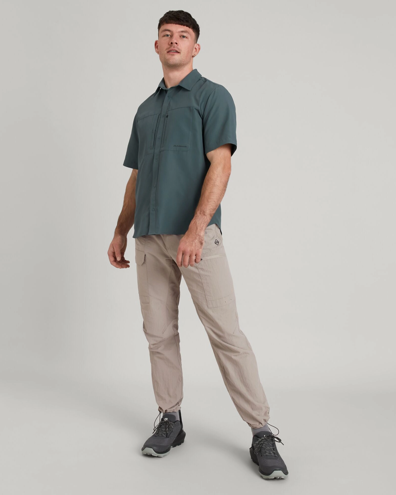 SUN-Scout UPF Men's Short Sleeve Shirt - Light Night Anti Static Lining