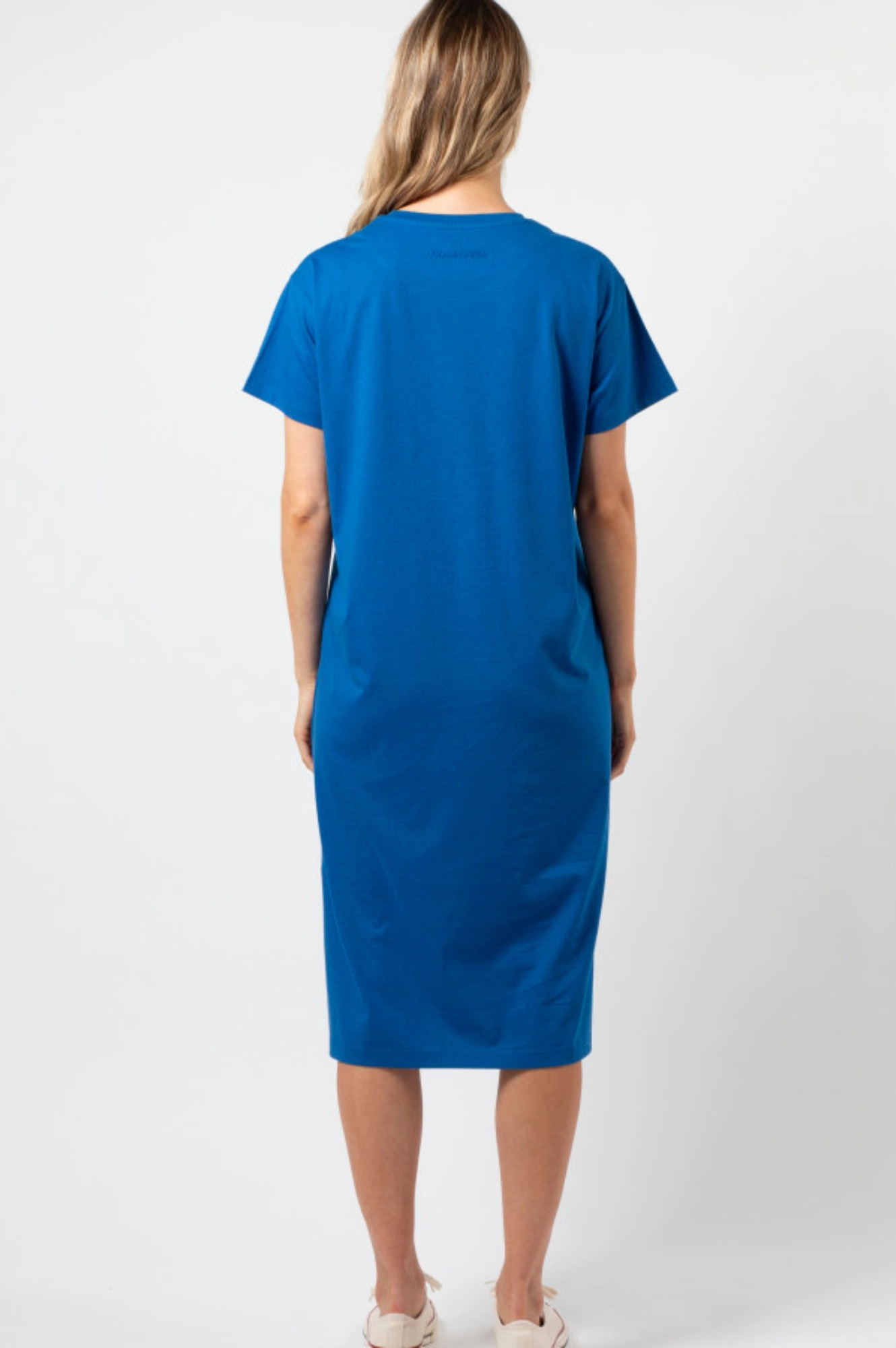 Magic Day Stella   Gemma Maxie T-Shirt Dress Deep Blue Bowtiful Blue