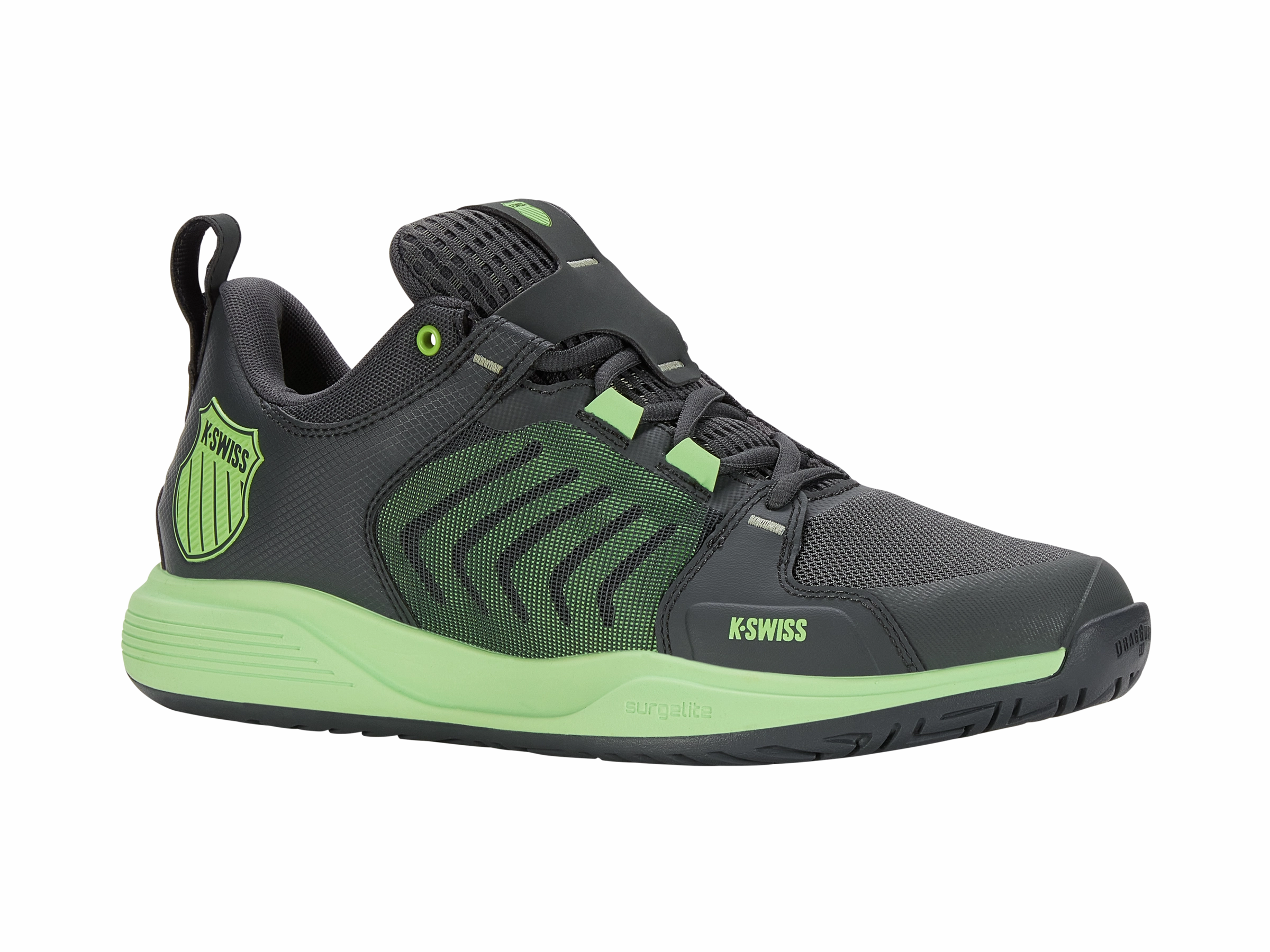 07395-078-M | ULTRASHOT TEAM | URBAN CHIC/SOFT NEON GREEN Elite Cushioning Ergonomic Flow