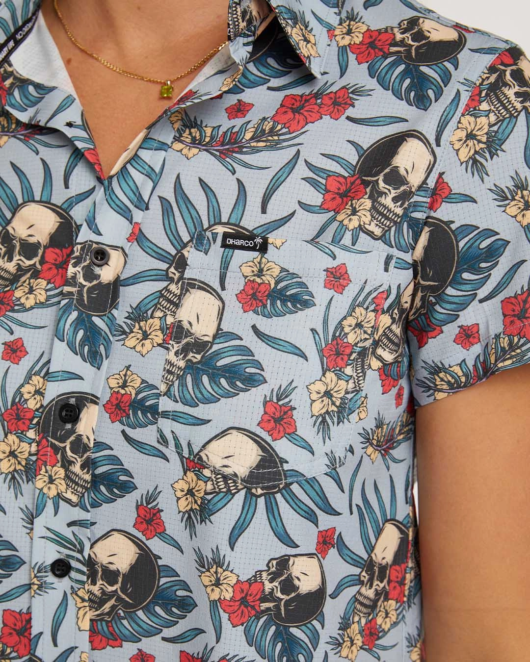 Plaid Design Comfortable Fabric Womens Tech Party Shirt | Kisma