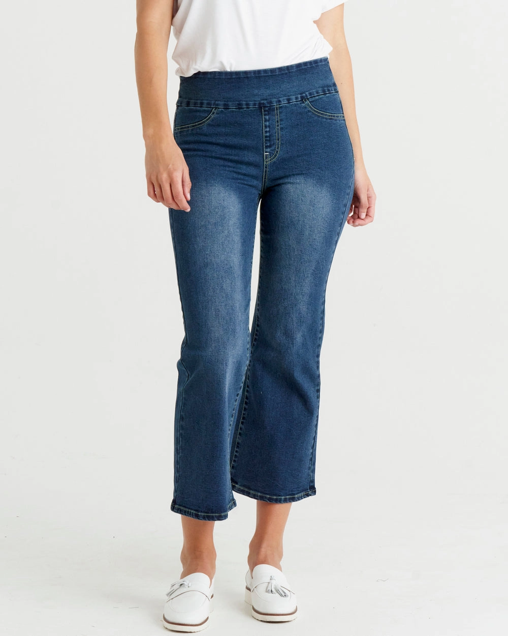 Flexible Wear City Walk Betty Basics Nicola Bootleg Jean Dark Denim