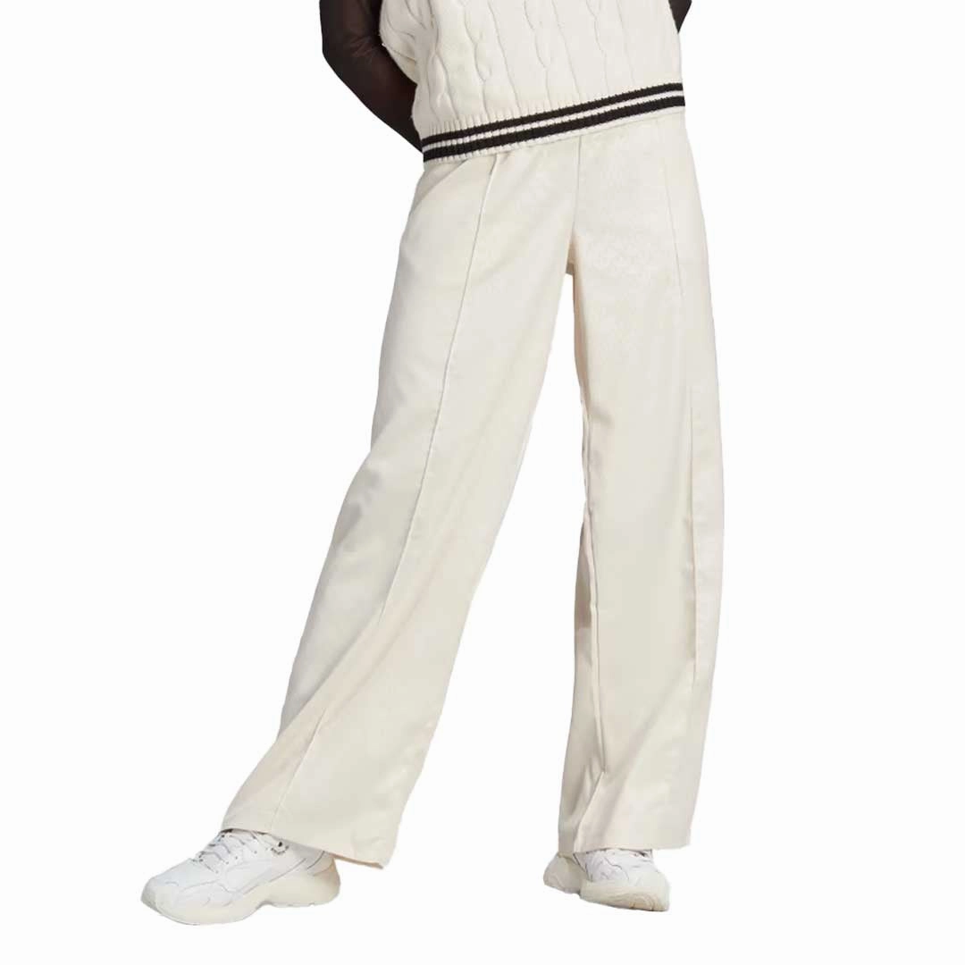 No Irritation Seams adidas - Women's Trefoil Monogram Satin Track Pant (IJ7084)