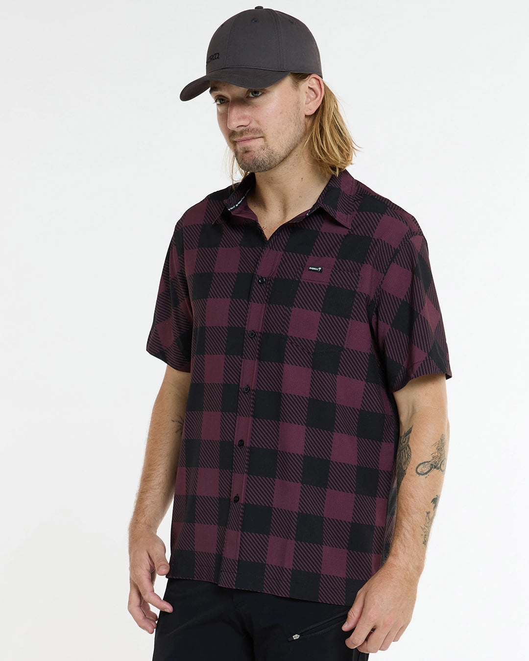 Vintage Wash Mens Tech Party Shirt | Nelson