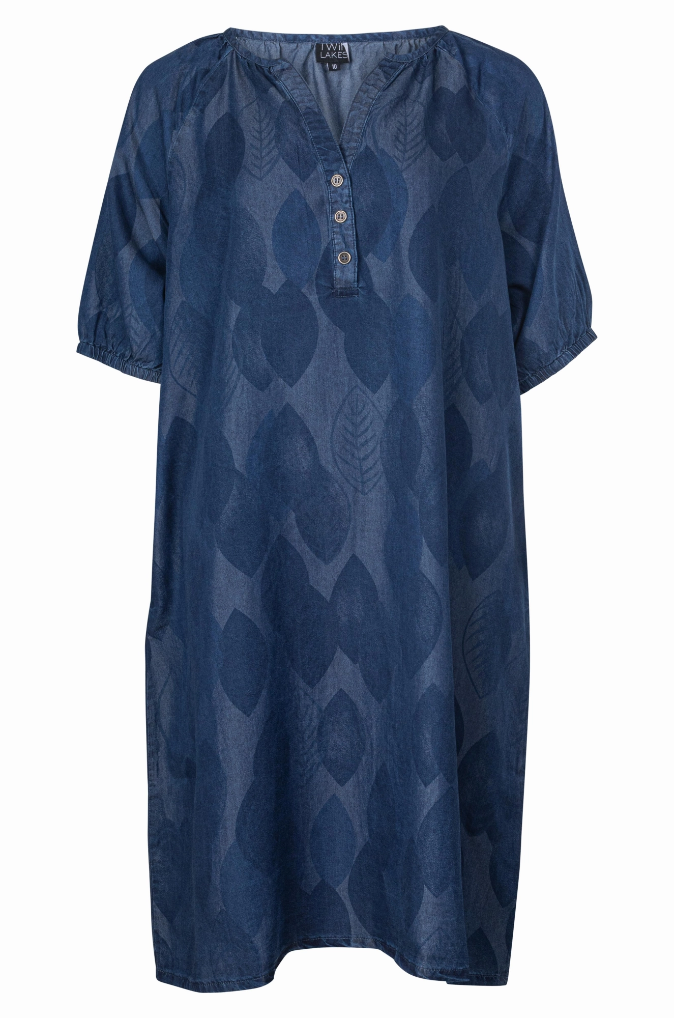 Urban appeal Printed Tencel Dress | LEAF | 6642A1