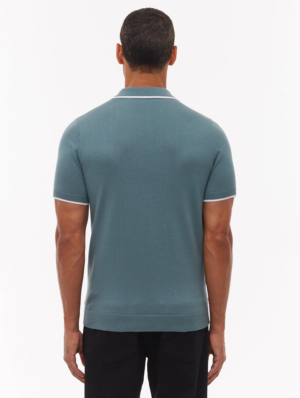 Settio Knit Polo Shirt - Green Light Wearable