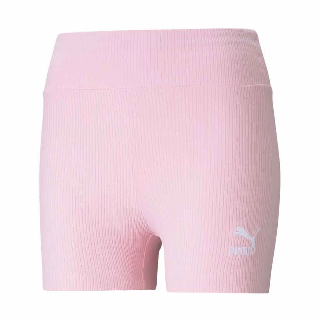 Stretchable Design Flat waistband Puma - Women's Classics Rib Short Tights (532538 85)