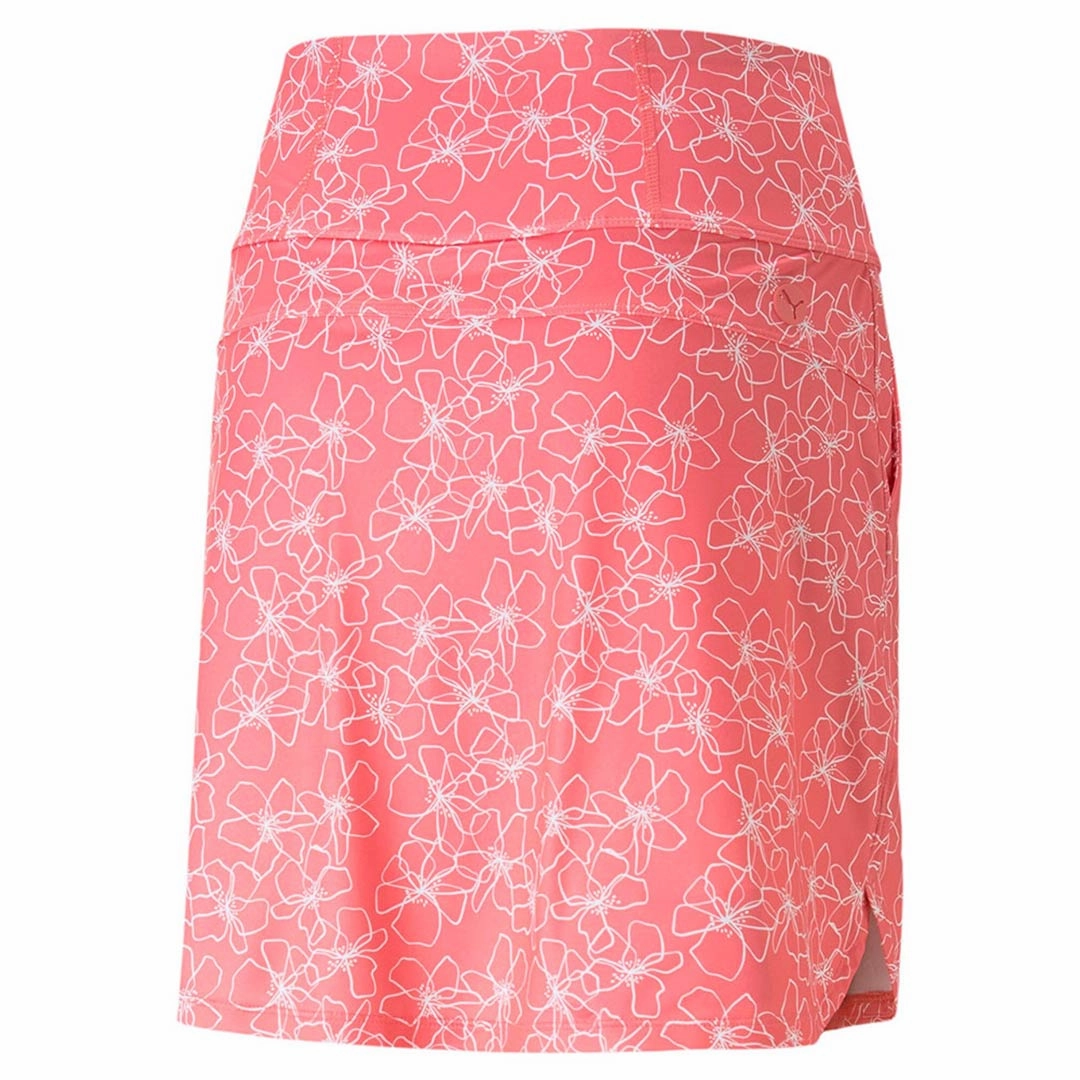 Adjustable Belt Loops Puma - Women's PWRMESH Island Flower Skirt (537507 03)
