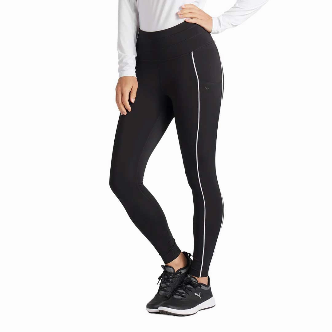 Recyclable Fabric Blend Puma - Women's You-V Golf Leggings (624895 02)