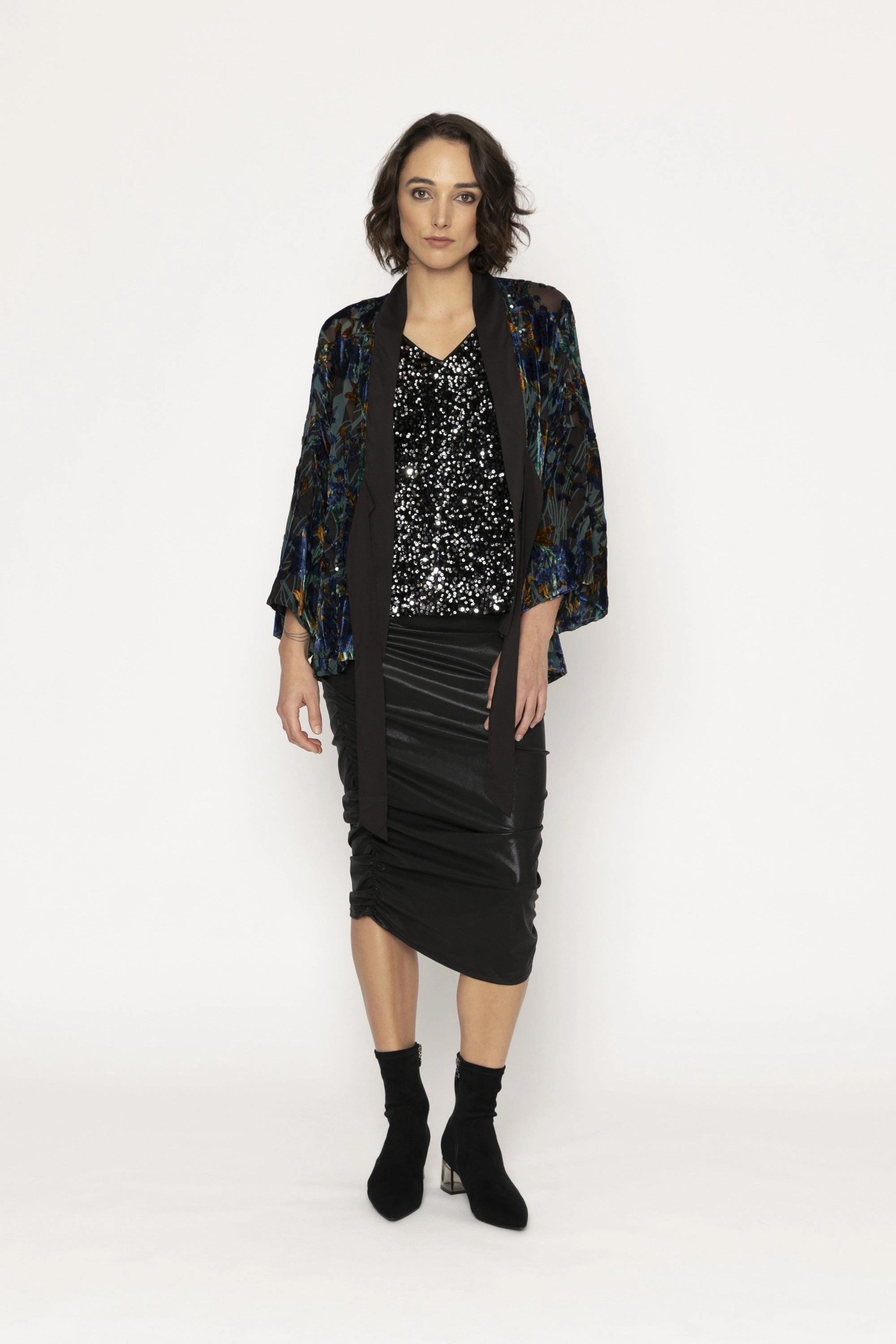 Reinforced Hems Abrasion Resistant Trim Blacklist - 5009 Xander Cardigan