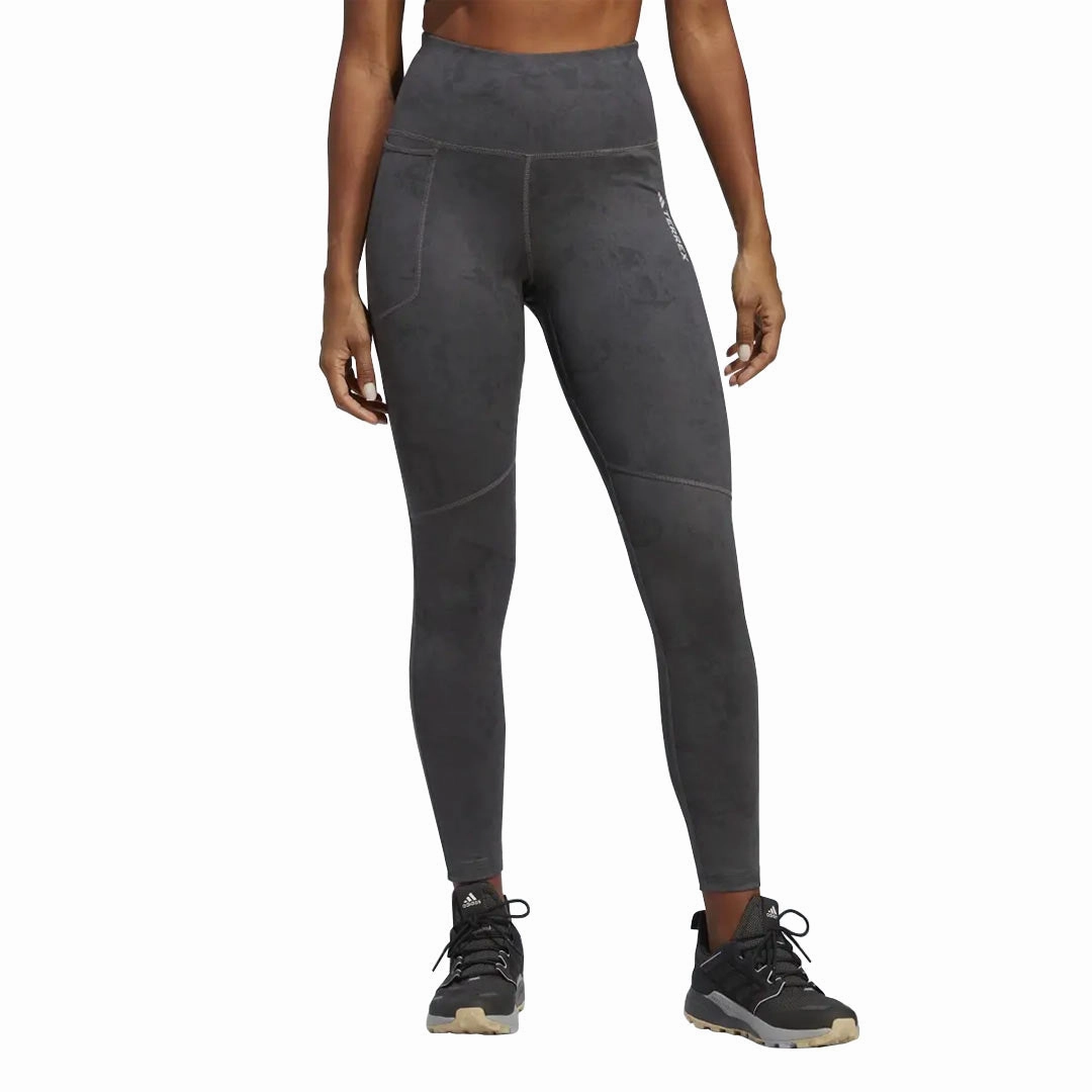 adidas - Women's Terrex Allover Print Leggings (HM4067) Quick Motion