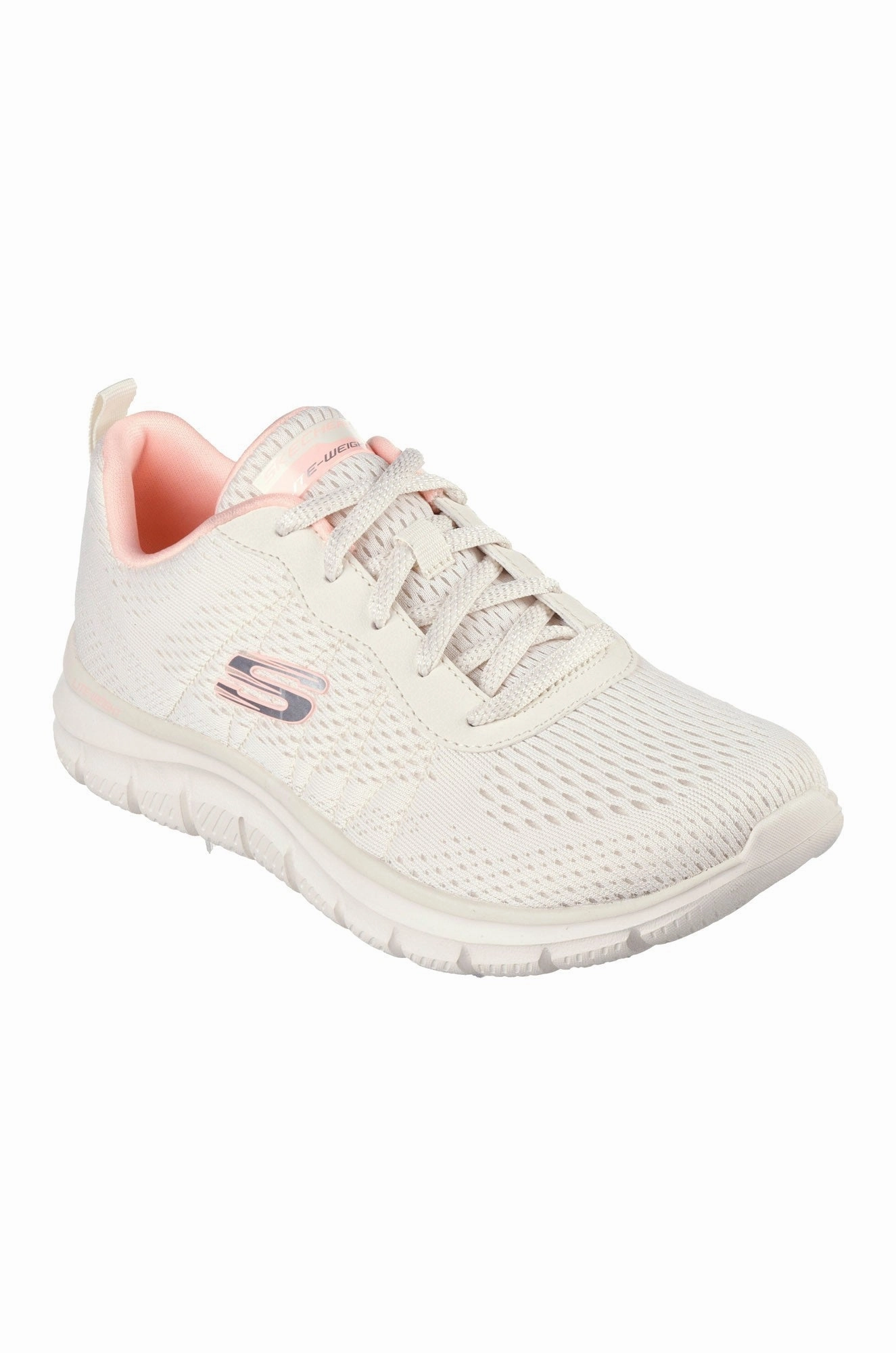 Heat Dissipation Channels Office Casual Track New Staple Sneaker | NATURAL/PINK | 150141 C1