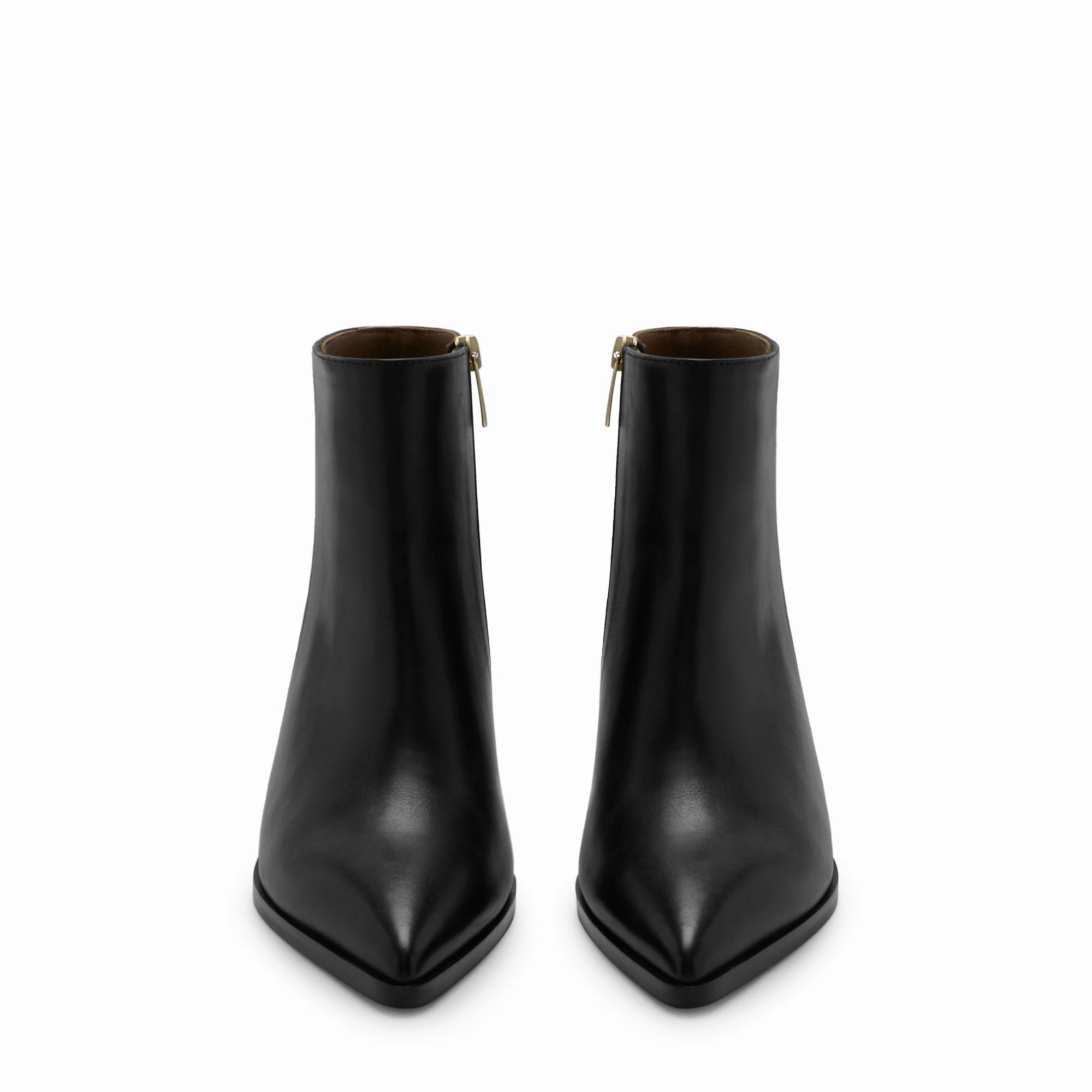 Textile Lining Comfort collar Vend?me Lola black calfskin leather boots