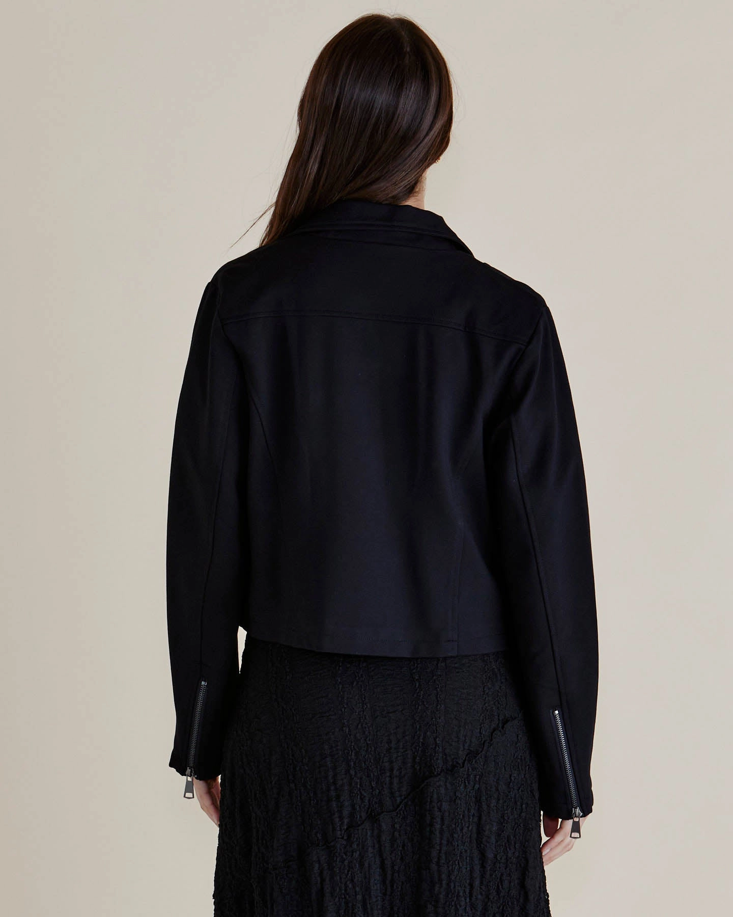 Thermal regulation Betty Basics Aurora Ponte Biker Jacket Black