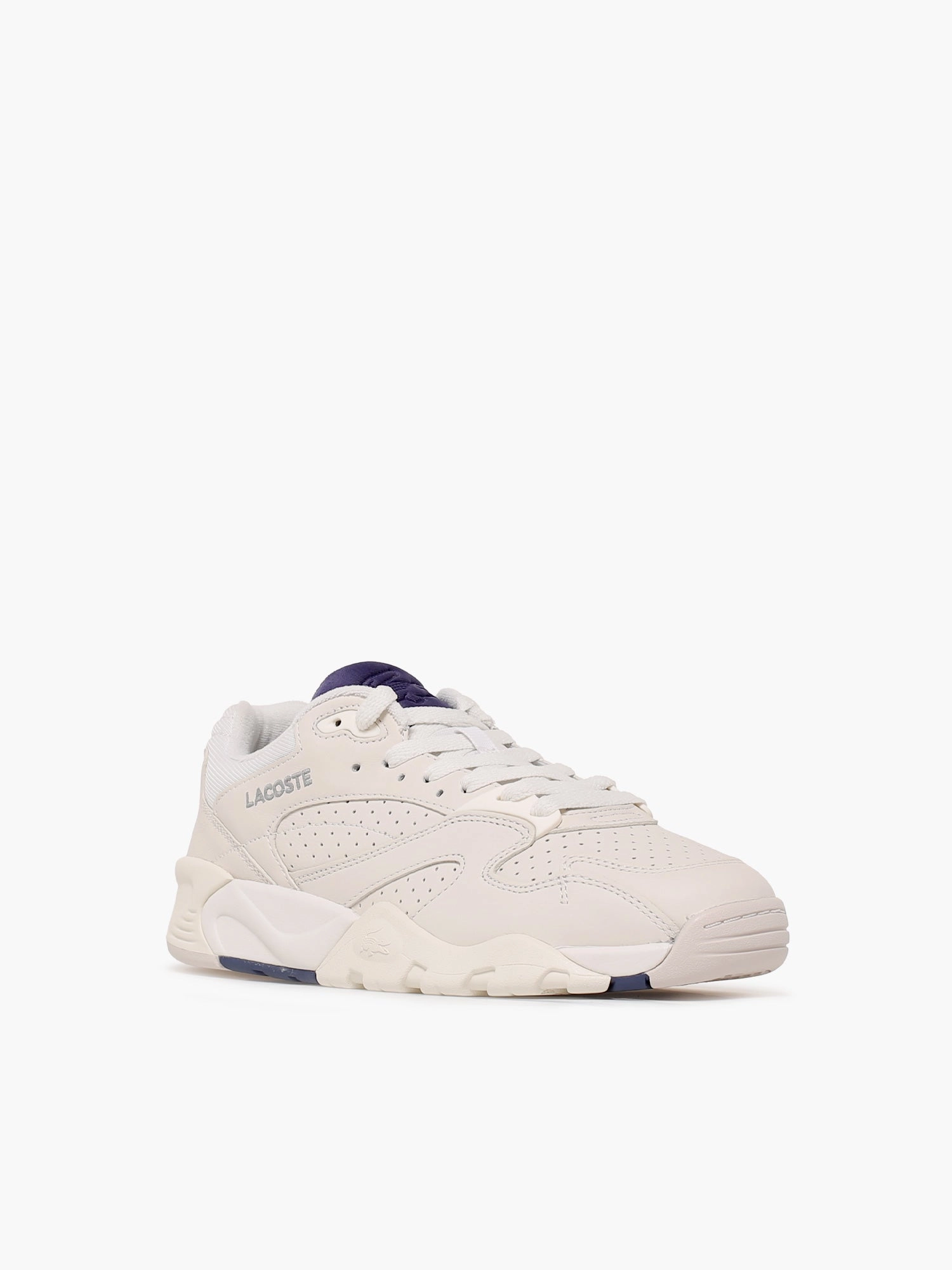 Precision Fit Engineering Steady Grip Game Trainer Off Wht Dk blu leather