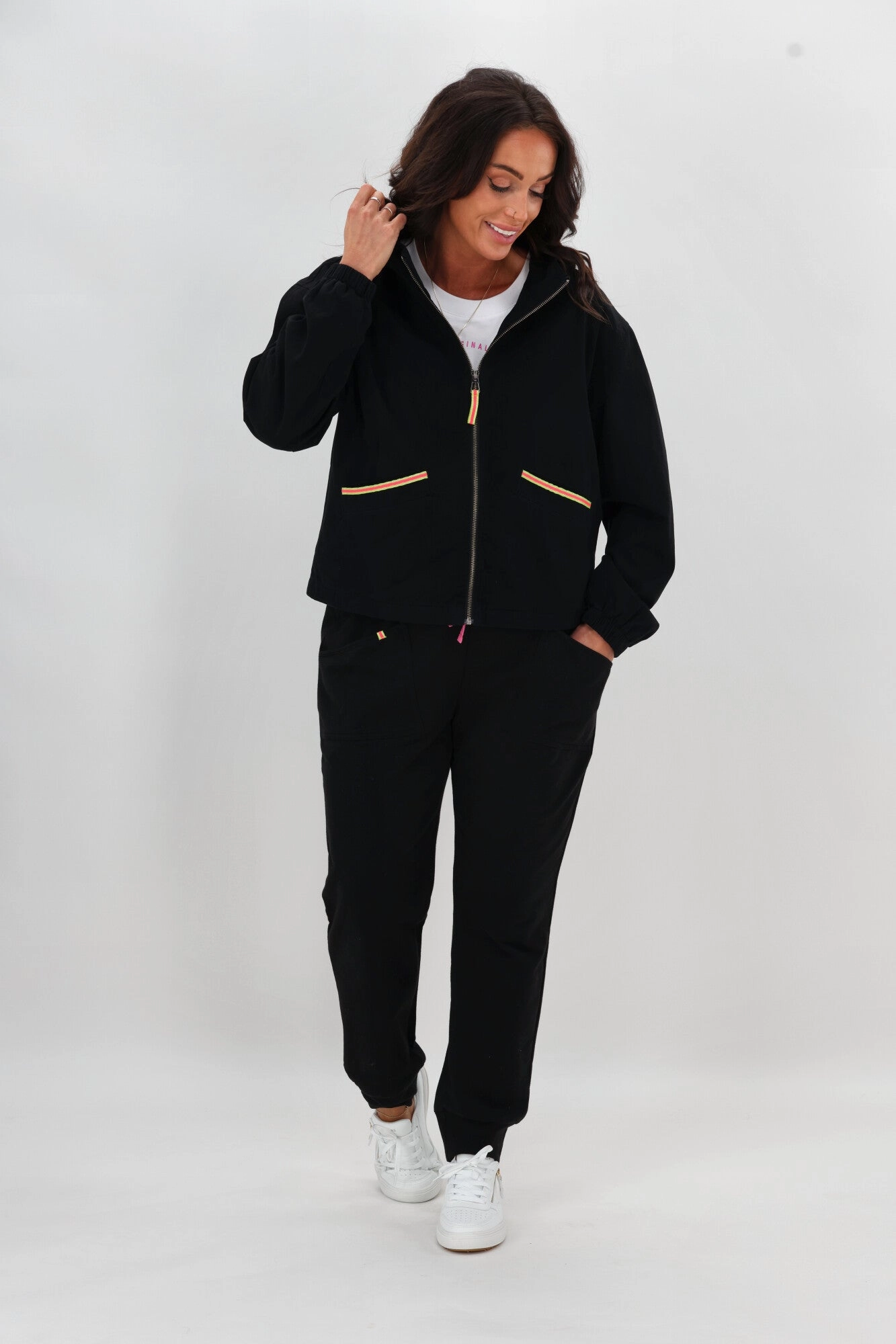 Rebel Club Reece Jacket Black NoiseReduciting Fabric