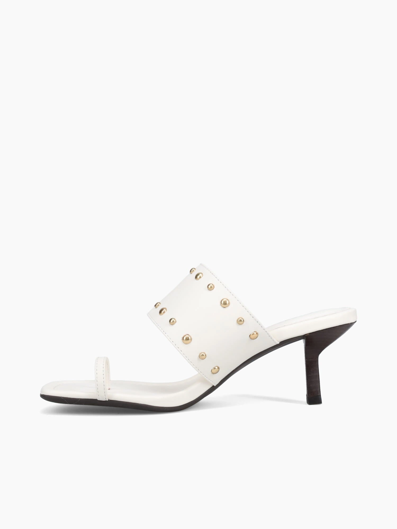 Reese White Leather hypoallergenic Pink Heels