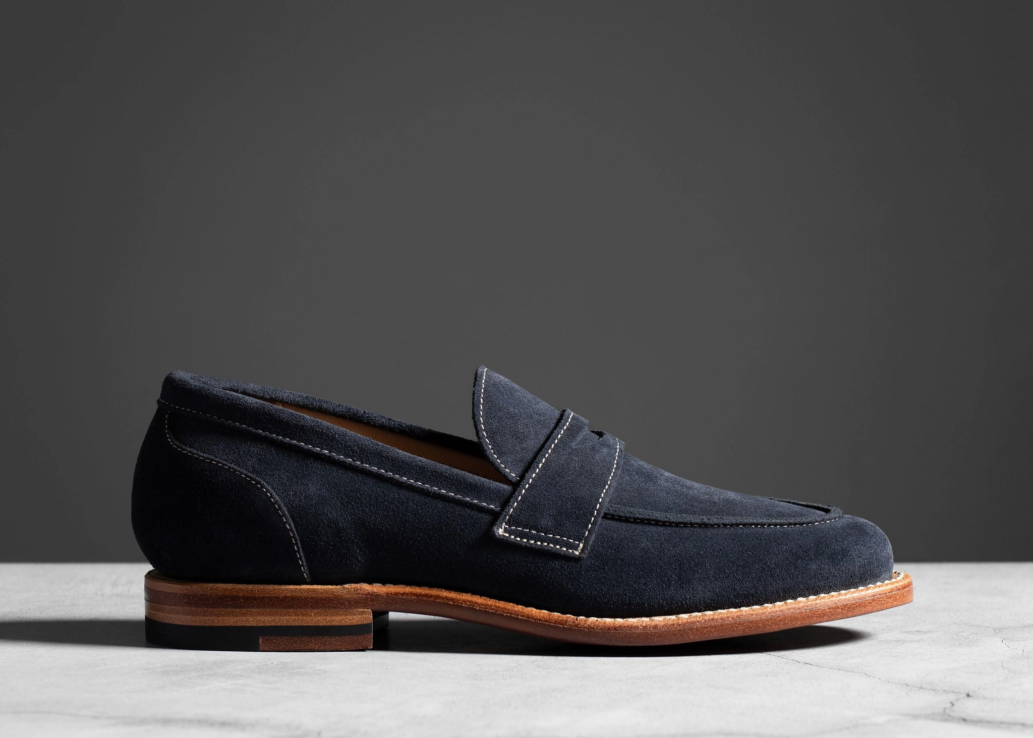 Clara Penny Loafer Midnight Suede Day Ready
