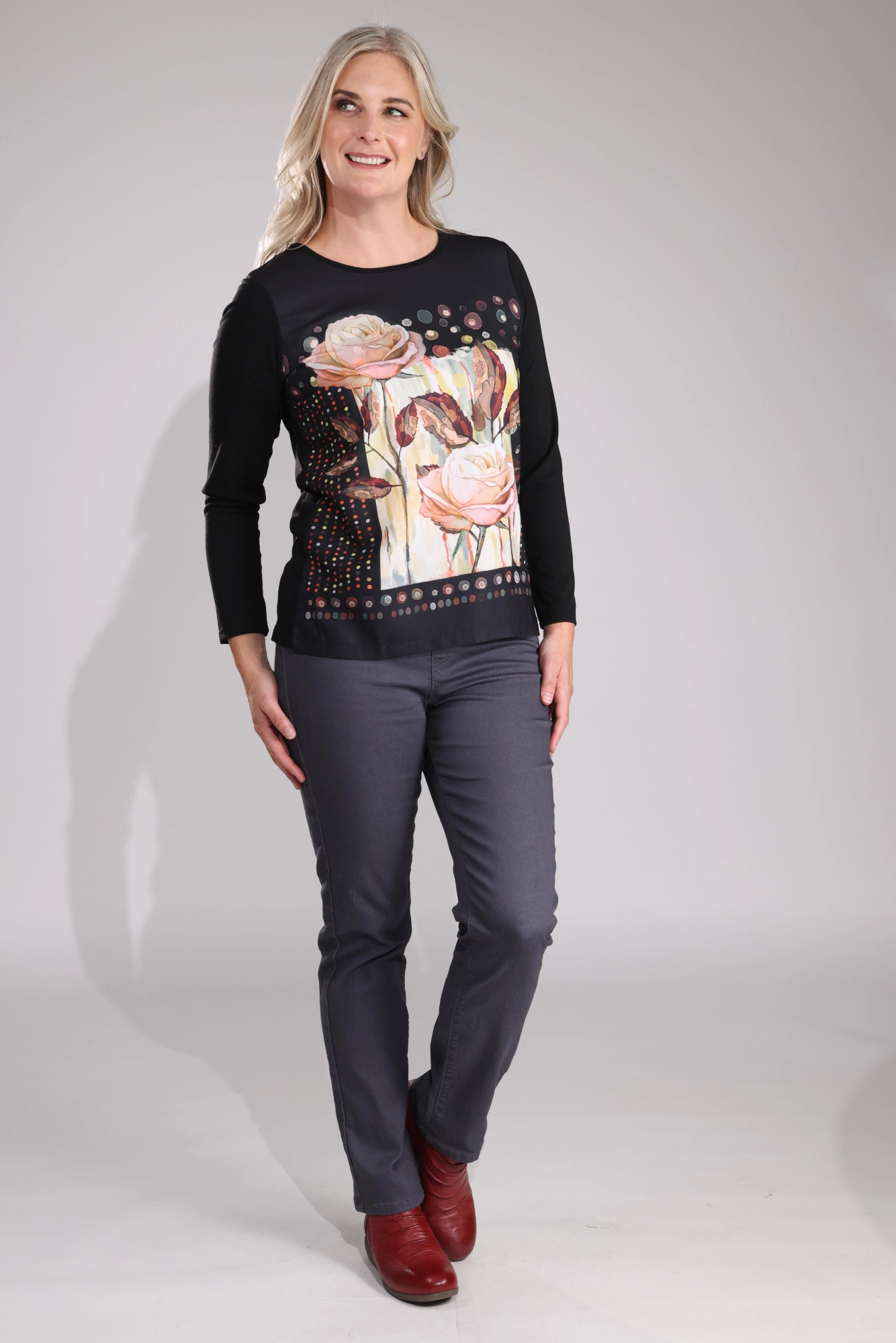 Regular Coloured Denim Jeans | CHARCOAL | 6907B1 Simple Fashion Affordable Durable