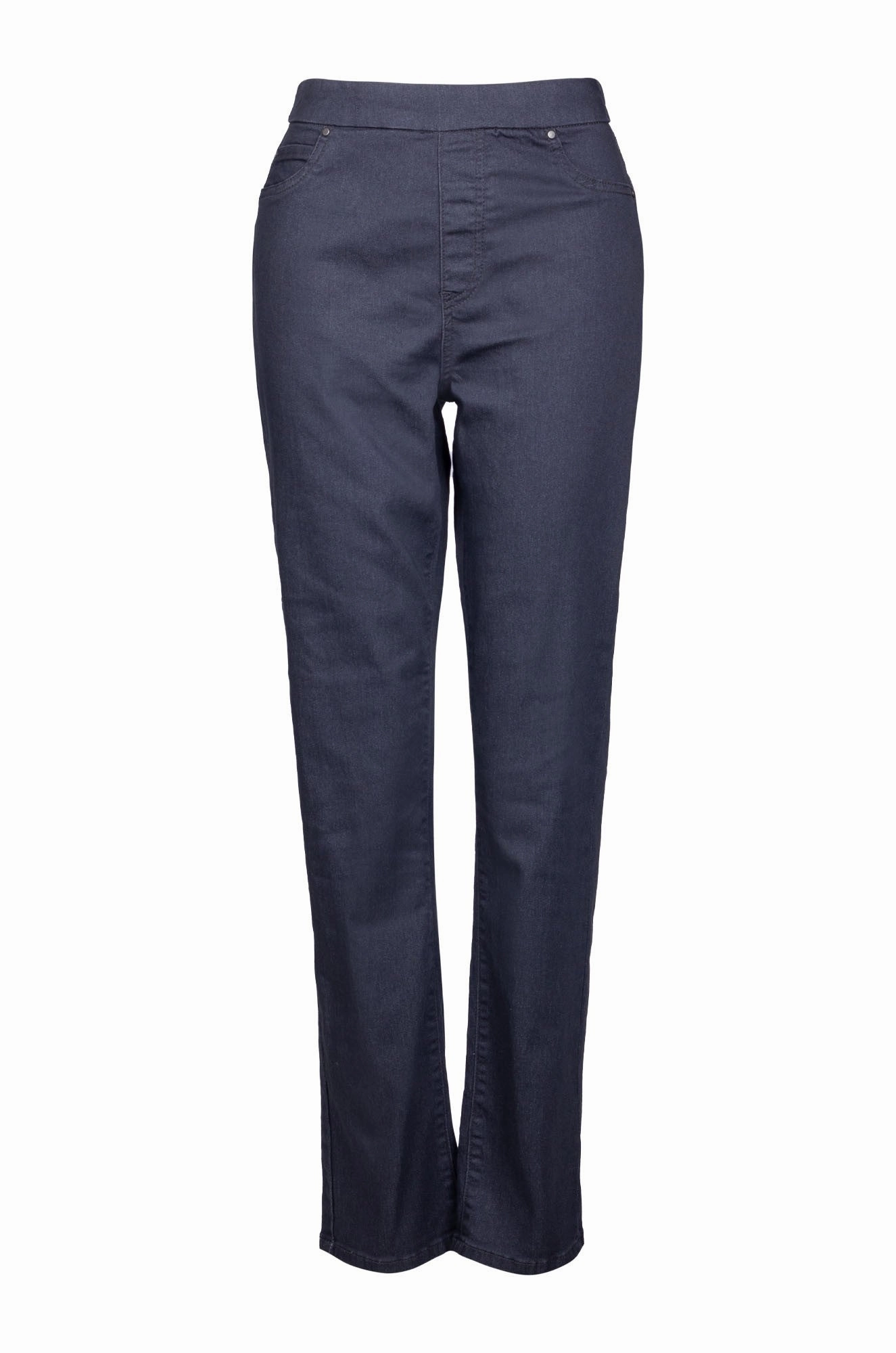 Effortless casual Regular Coloured Denim Jeans | CHARCOAL | 6907B1